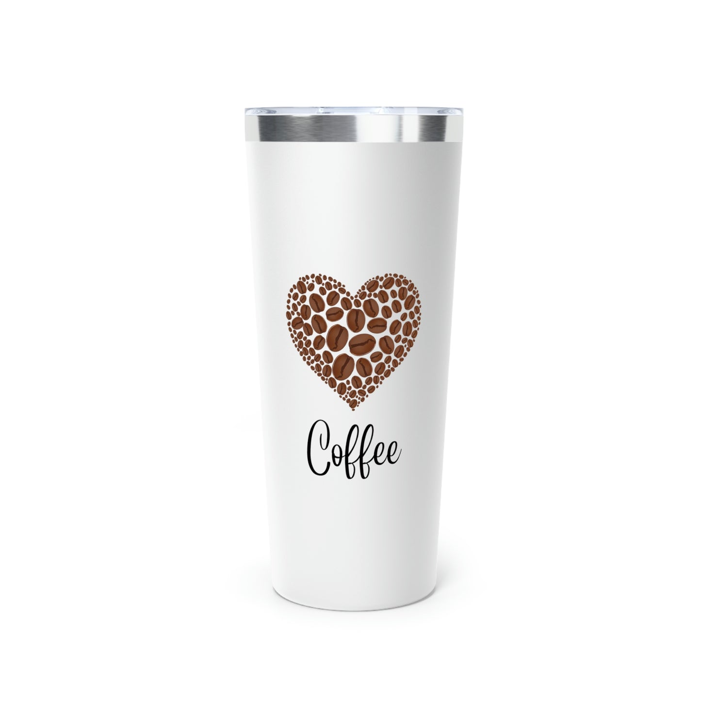 Coffee Heart Copper Vacuum Insulated Tumbler, 22oz