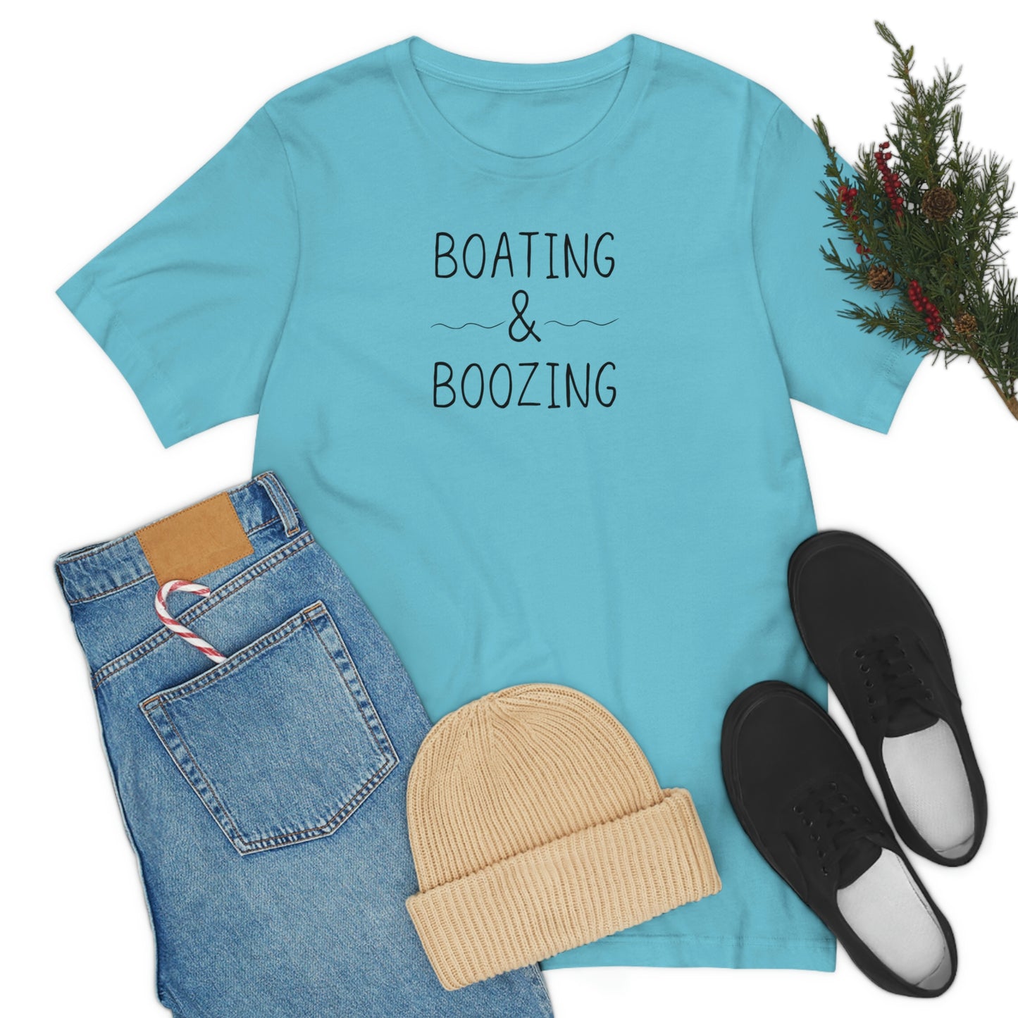 Boating & Boozing Unisex Jersey Short Sleeve Tee