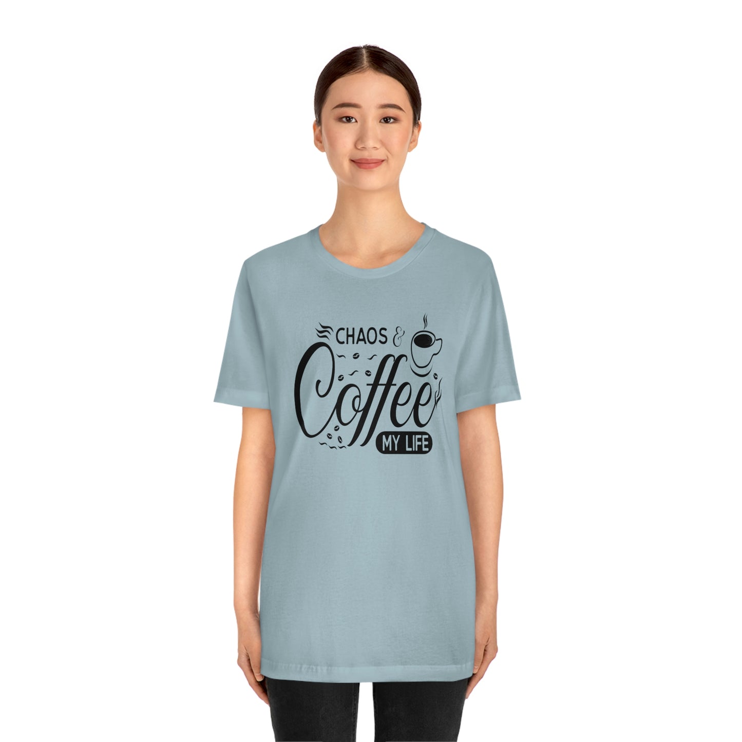 Chaos Coffee Unisex Jersey Short Sleeve Tee