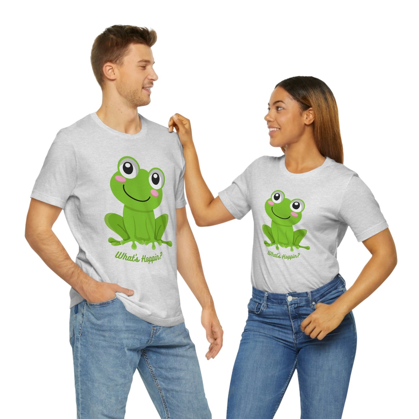 What's Hoppin? Frog Unisex Jersey Short Sleeve Tee
