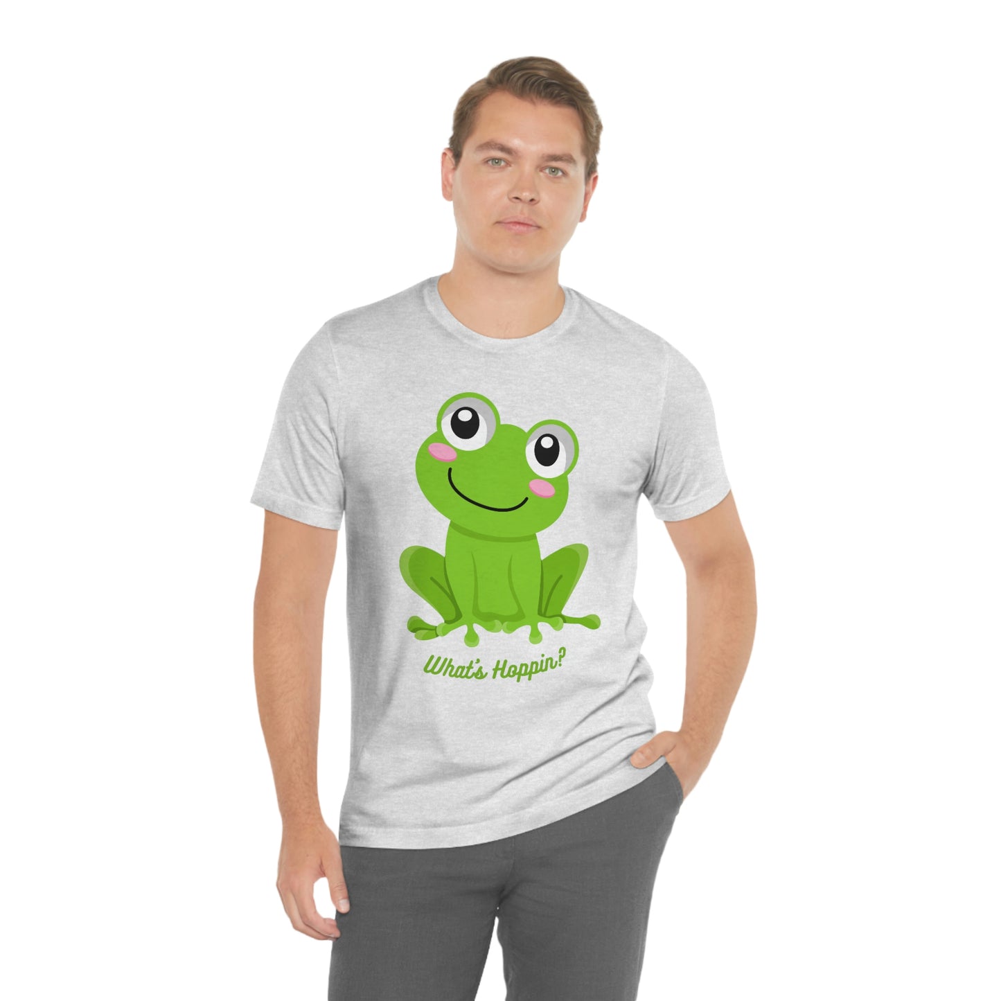 What's Hoppin? Frog Unisex Jersey Short Sleeve Tee