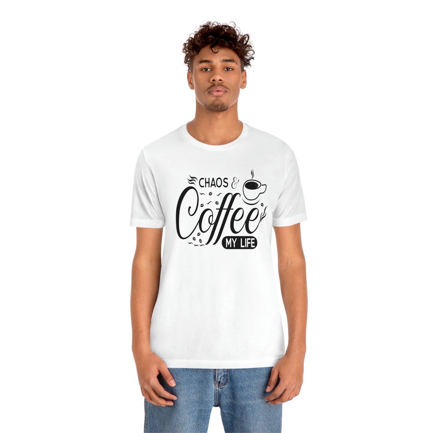 Chaos Coffee Unisex Jersey Short Sleeve Tee