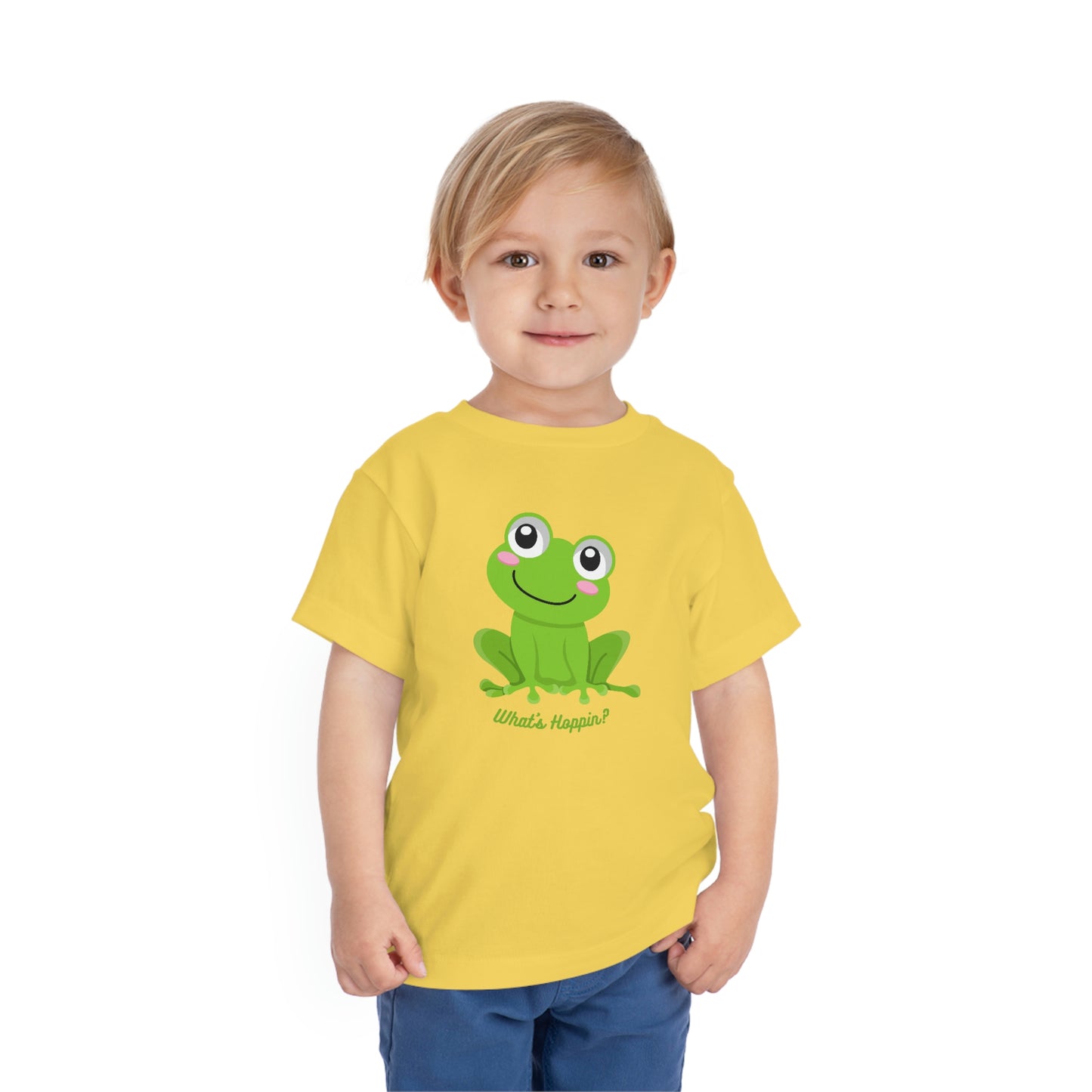 What's Hoppin? Frog Toddler Short Sleeve Tee