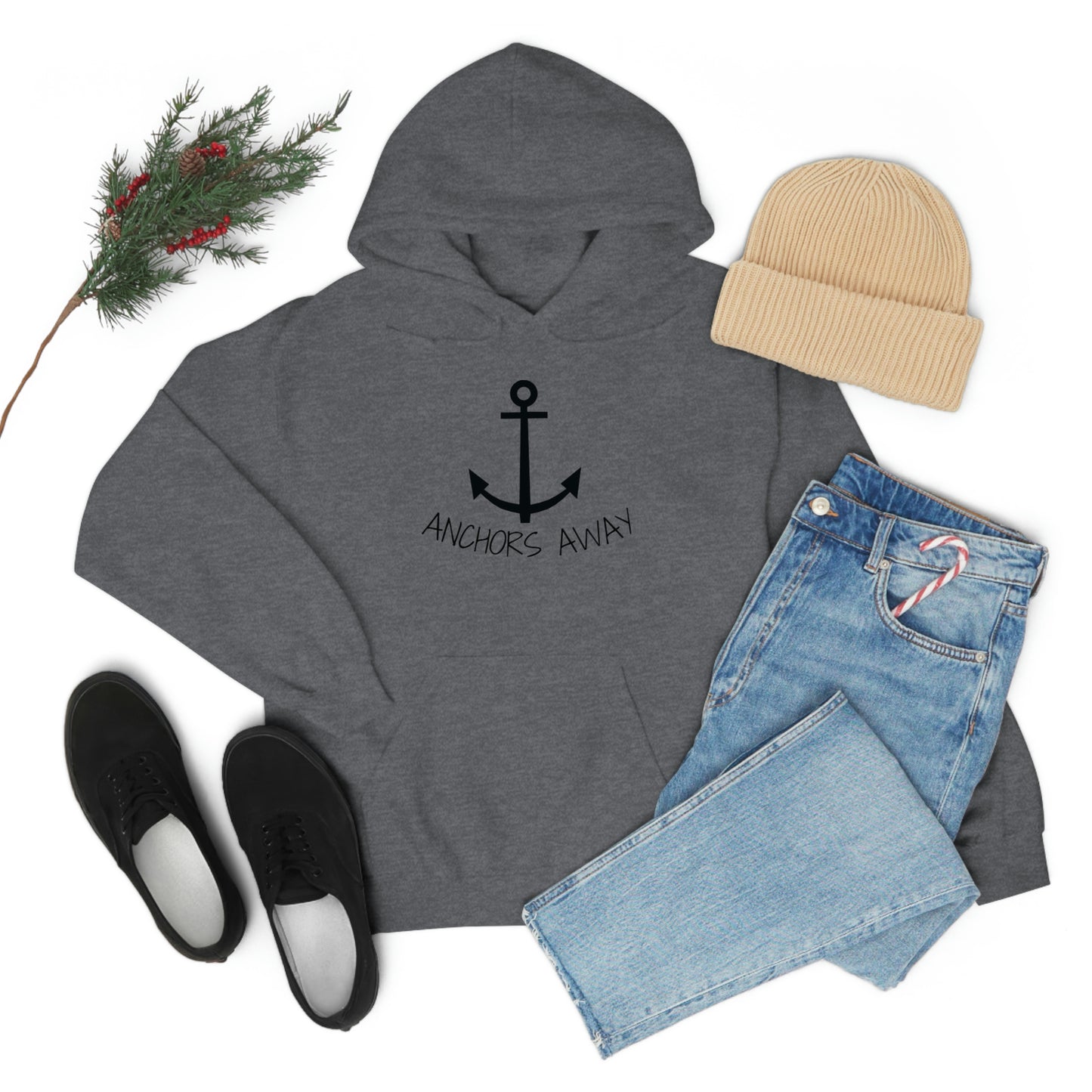 Anchors Away Unisex Heavy Blend™ Hooded Sweatshirt