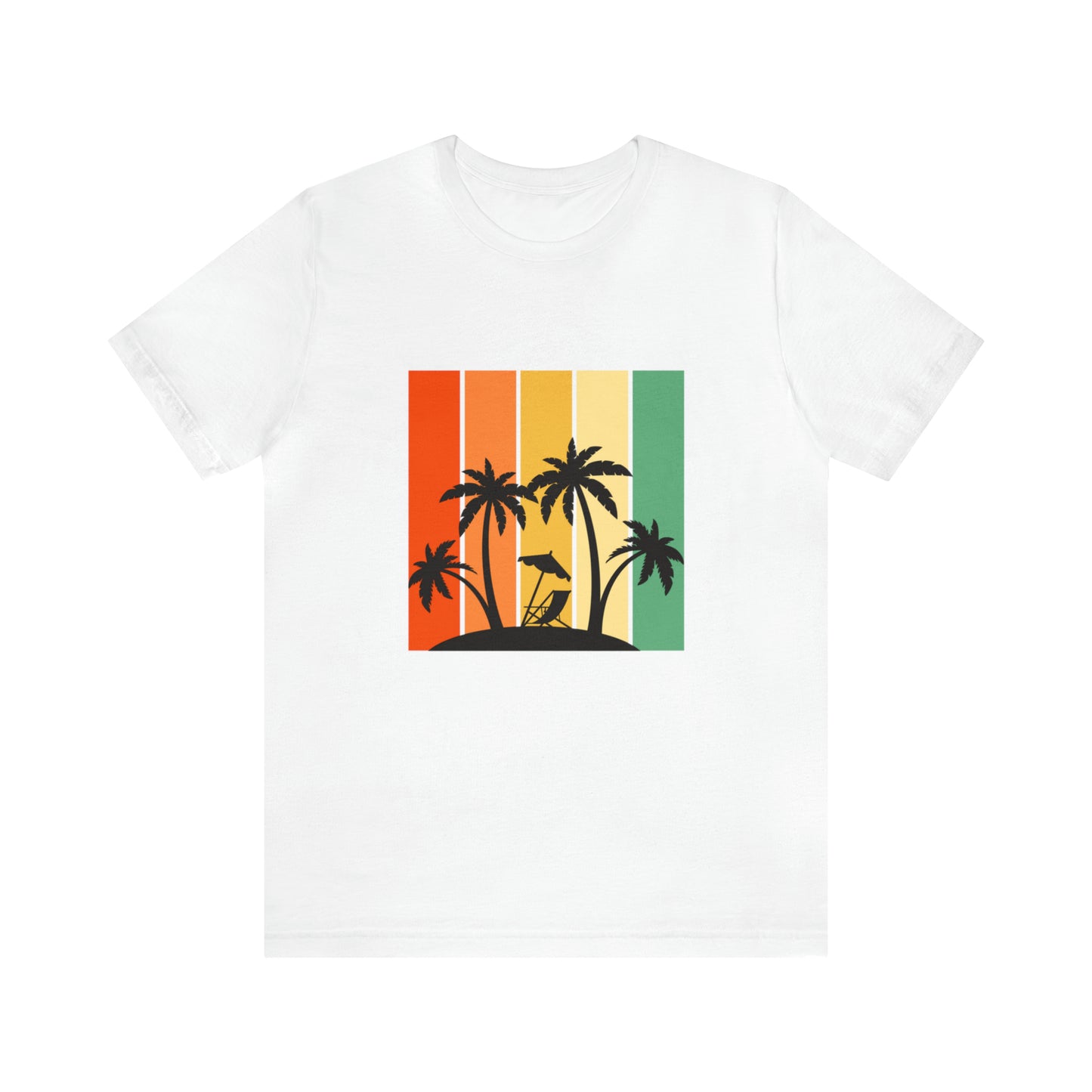 Summer Vibes Beach Paradise Unisex Jersey Short Sleeve Tee Shirt