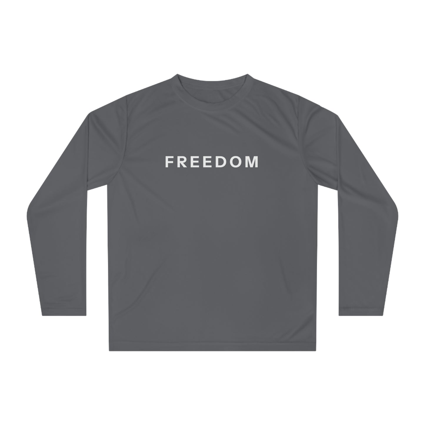 Freedom Long Sleeve Performance Shirt, Activewear for Men & Women, Workout Shirt, Fitness Gift, Sports Apparel, Year-Round Use