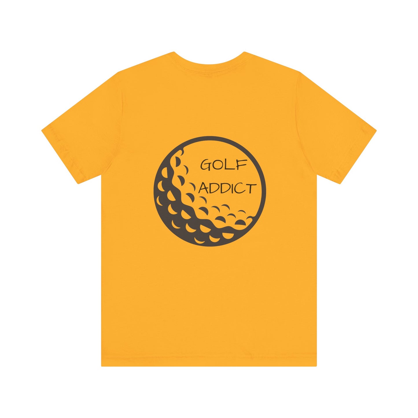 Golf Addict Unisex Tee, Casual Golf T-Shirt, Gift for Golf Lovers, Golfer Apparel, Golfing Birthday Gift, Sportswear