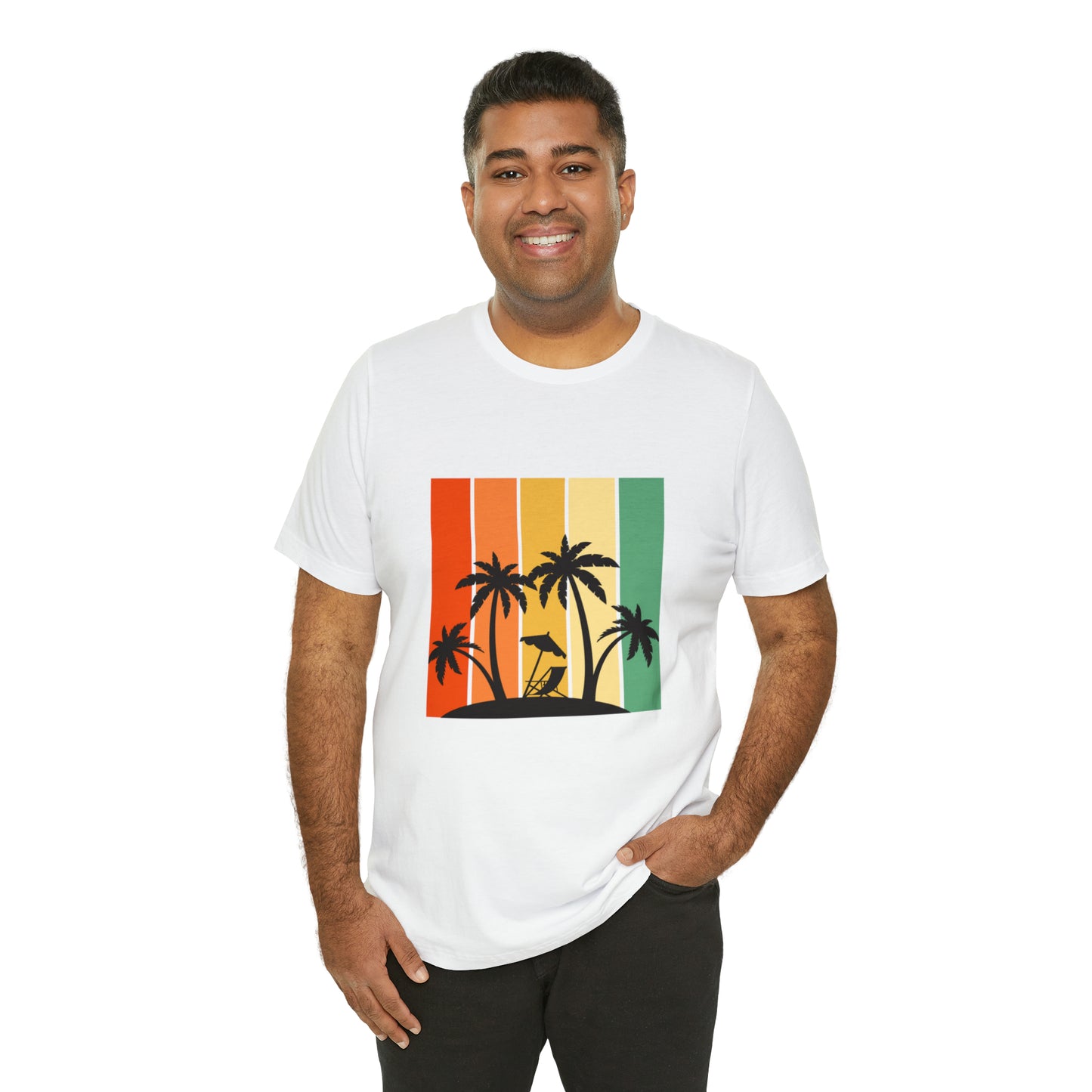 Summer Vibes Beach Paradise Unisex Jersey Short Sleeve Tee Shirt