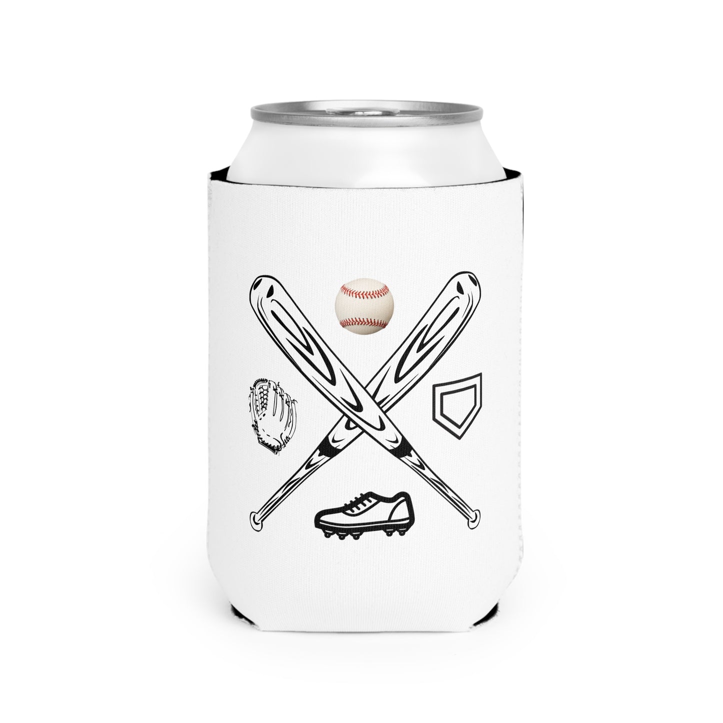 All About Baseball Can Cooler Sleeve