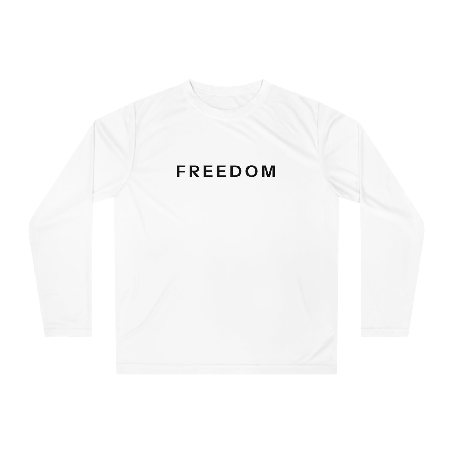 Freedom Long Sleeve Performance Shirt, Activewear for Men & Women, Workout Shirt, Fitness Gift, Sports Apparel, Year-Round Use