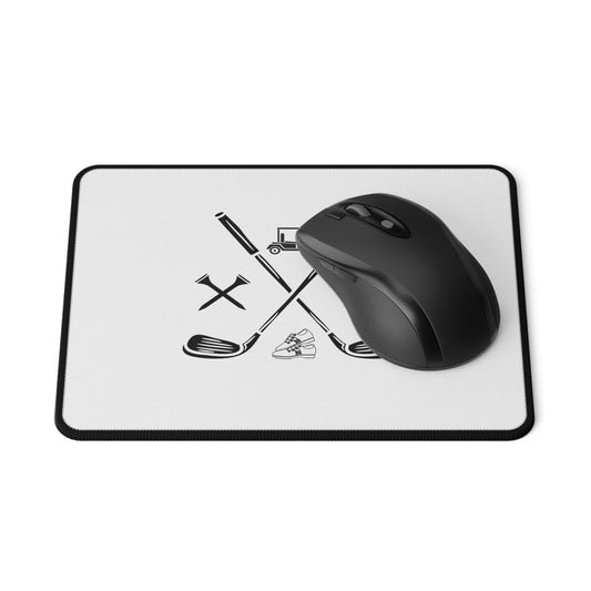 Golf Clubs Ball Shoes Cart Tees Sticks Non-Slip Mouse Pad