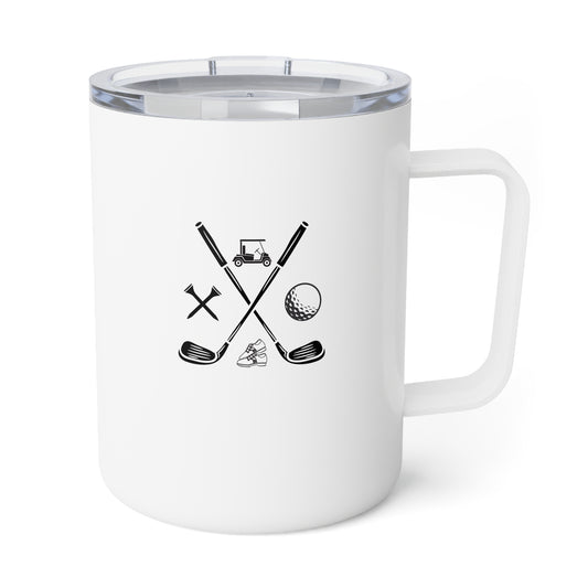 Insulated Coffee Mug, 10oz All about Golf
