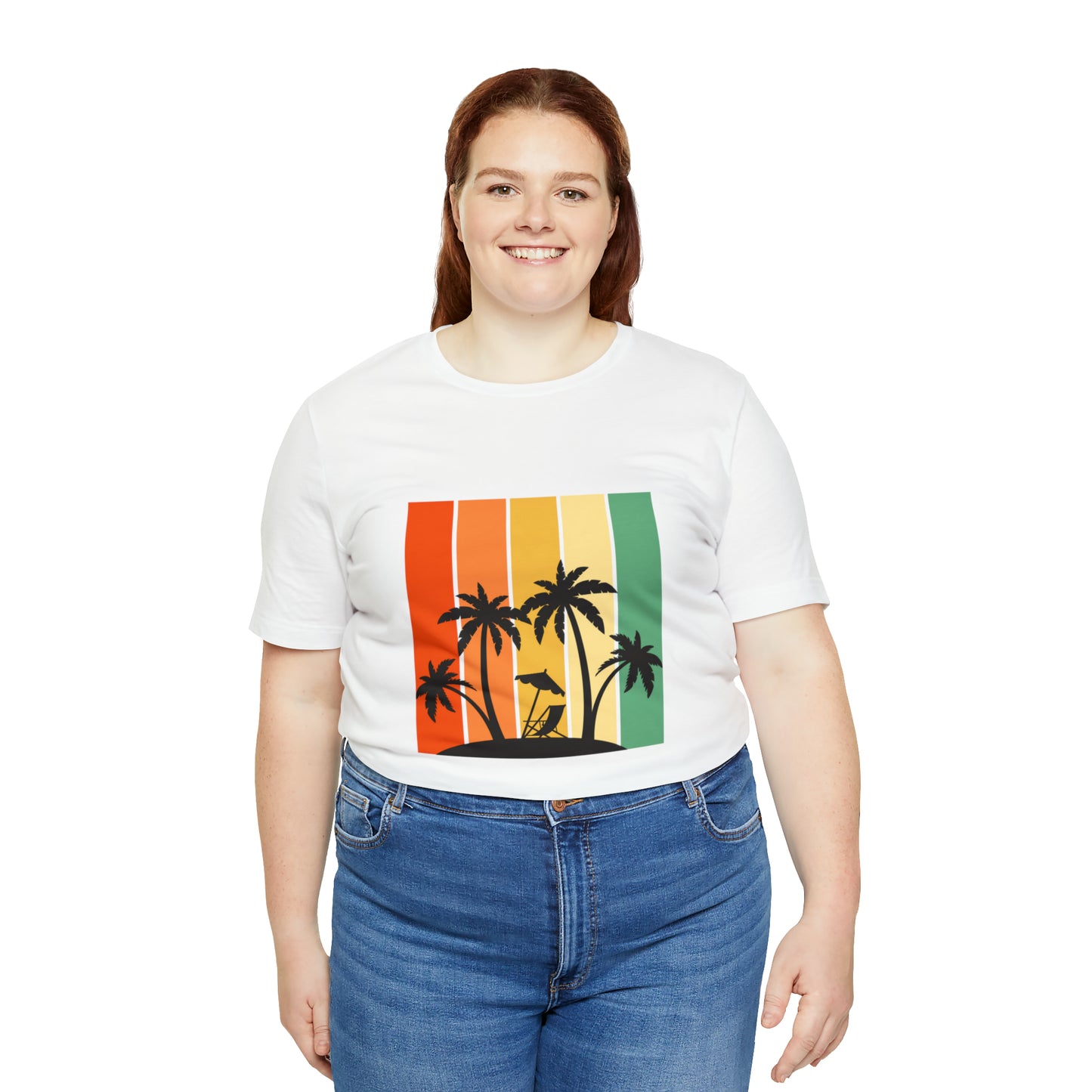 Summer Vibes Beach Paradise Unisex Jersey Short Sleeve Tee Shirt