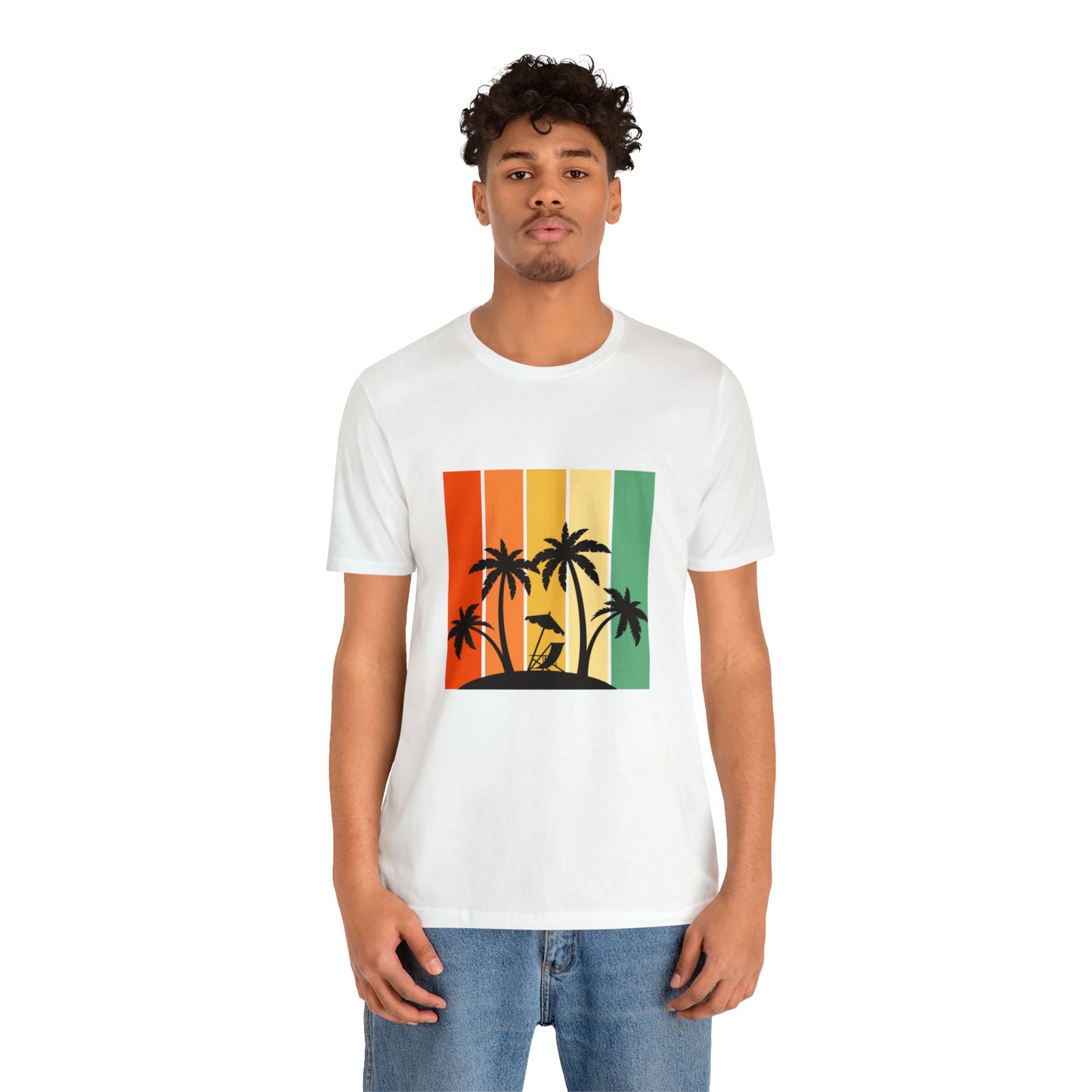 Summer Vibes Beach Paradise Unisex Jersey Short Sleeve Tee Shirt