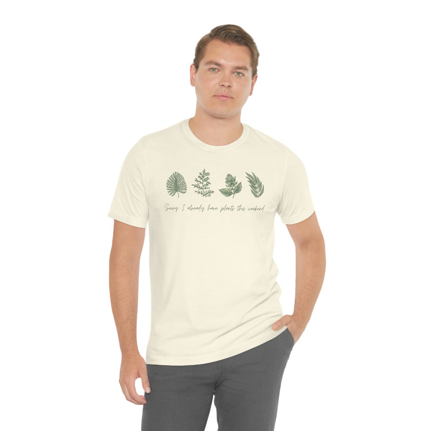 Plants this Weeend Unisex Jersey Short Sleeve Tee