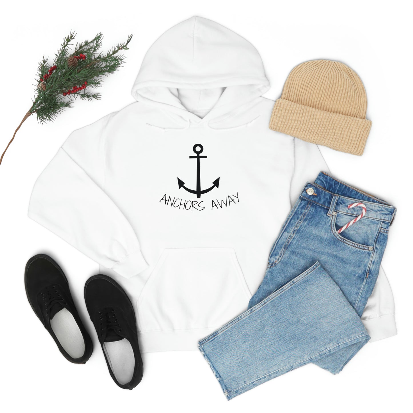 Anchors Away Unisex Heavy Blend™ Hooded Sweatshirt