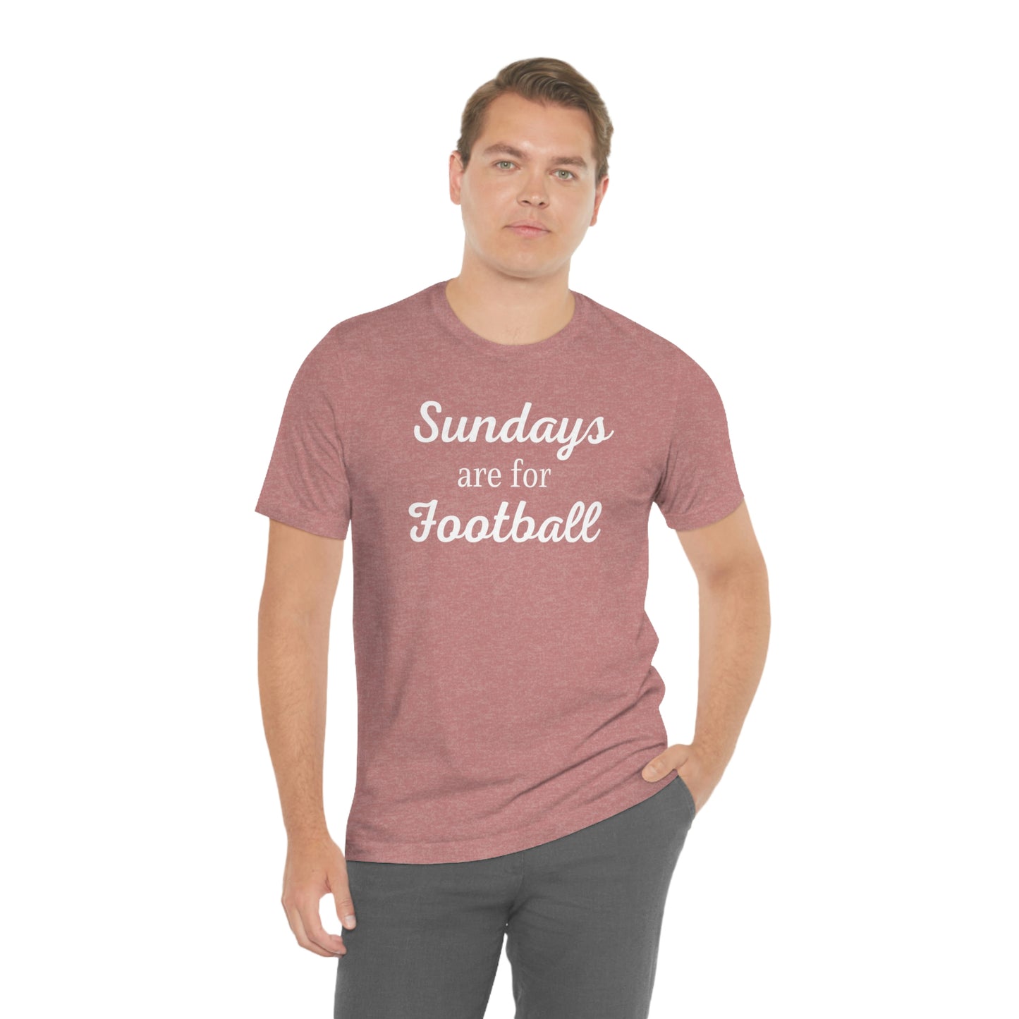 Sundays are for Football Unisex Jersey Short Sleeve Tee