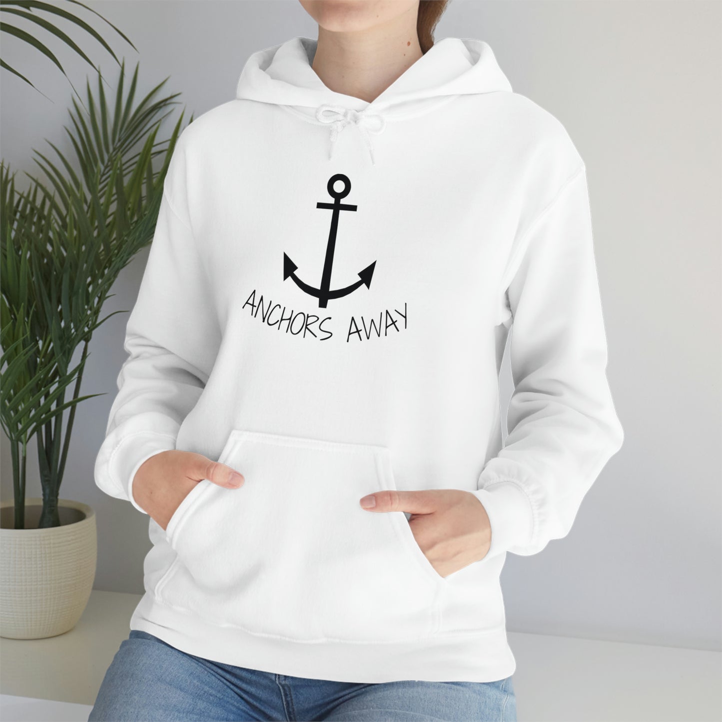 Anchors Away Unisex Heavy Blend™ Hooded Sweatshirt