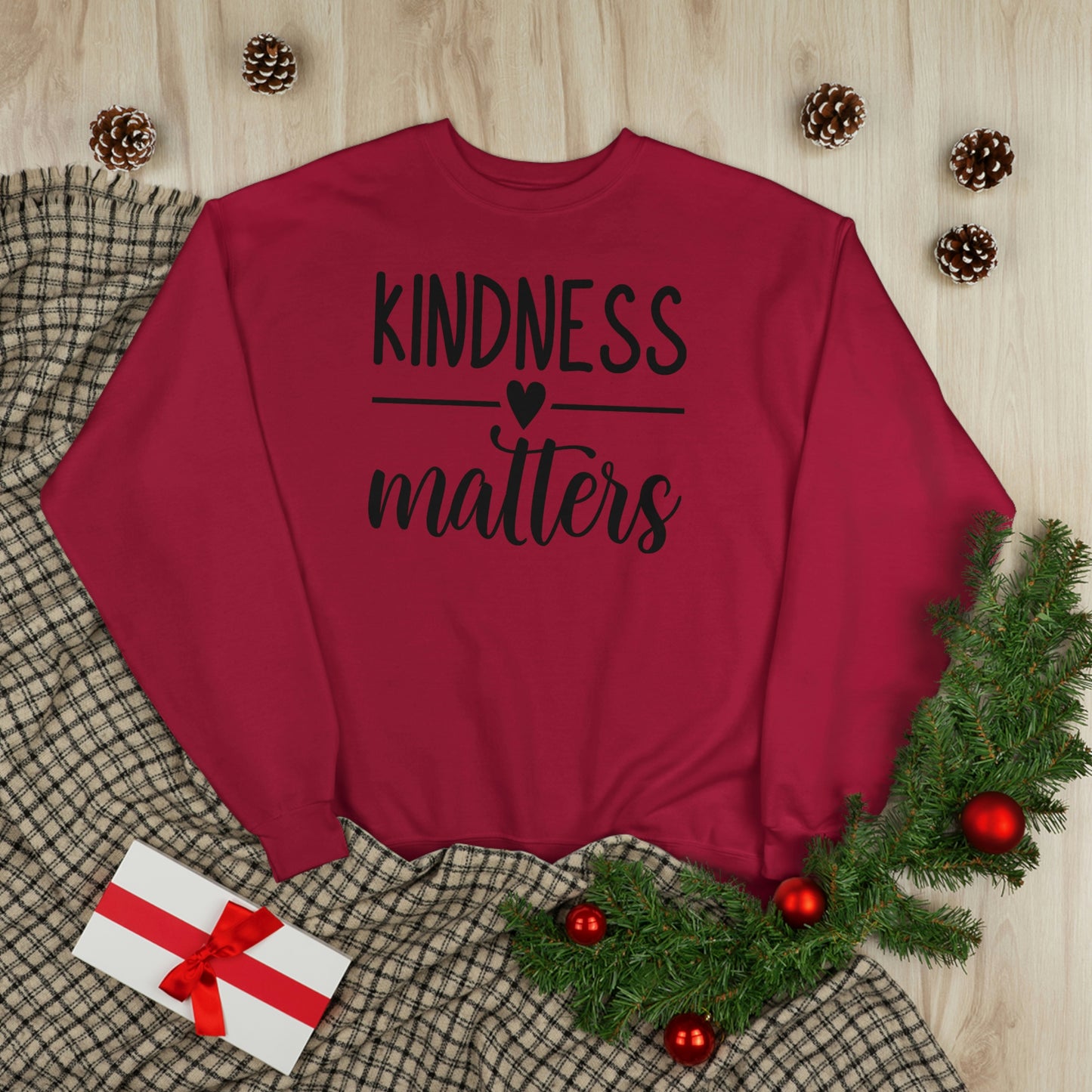 Kindness Matters Unisex EcoSmart® Crewneck Sweatshirt