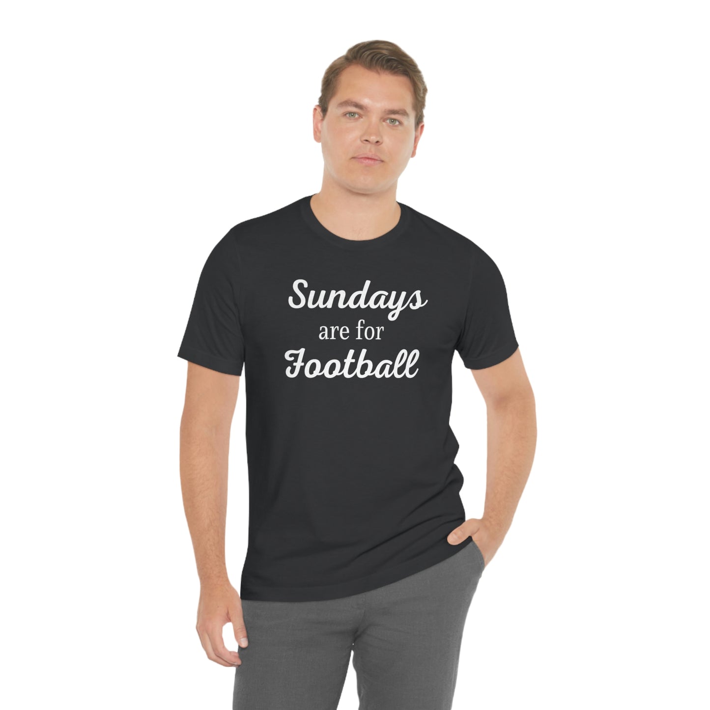 Sundays are for Football Unisex Jersey Short Sleeve Tee