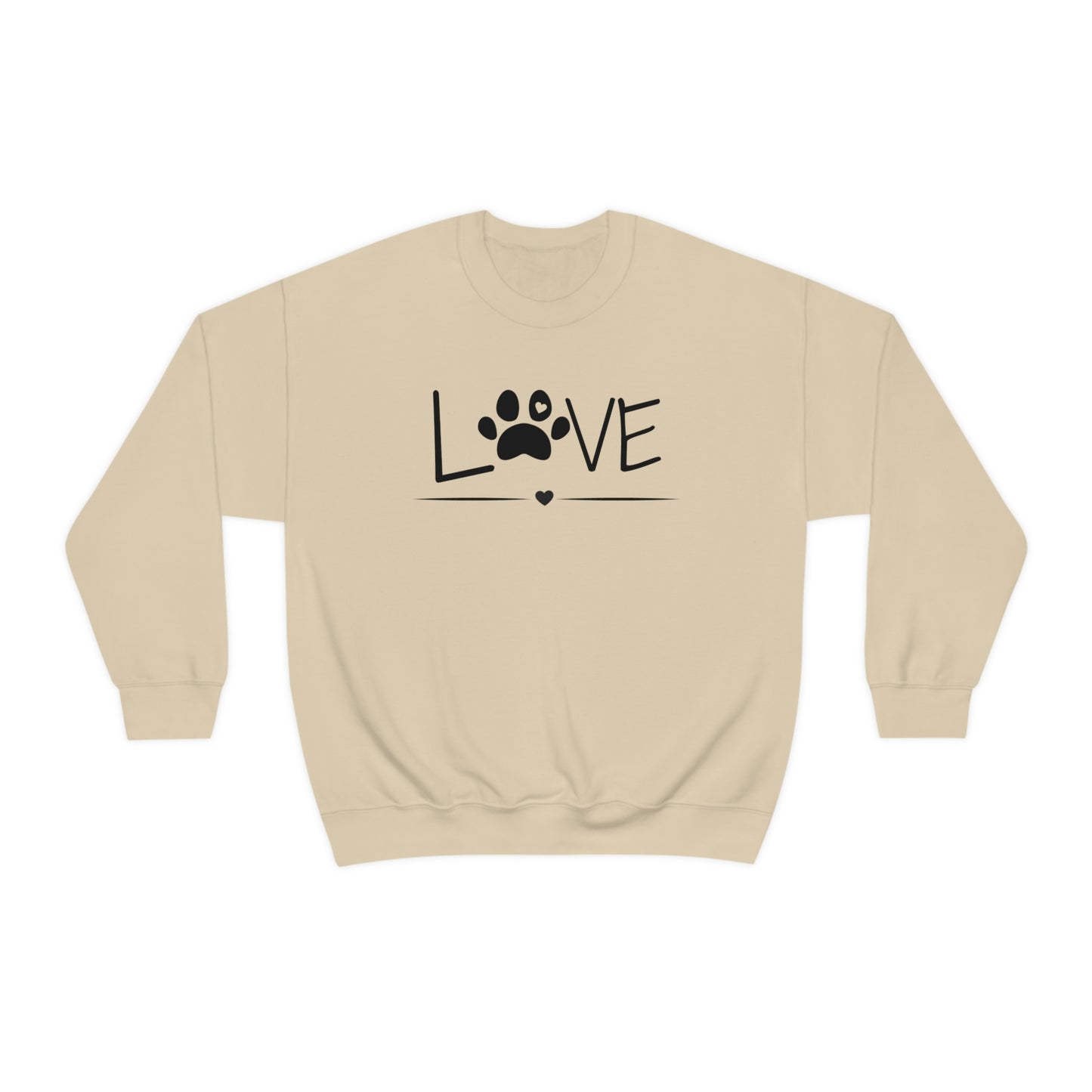 Love Paw Unisex Heavy Blend Crewneck Sweatshirt