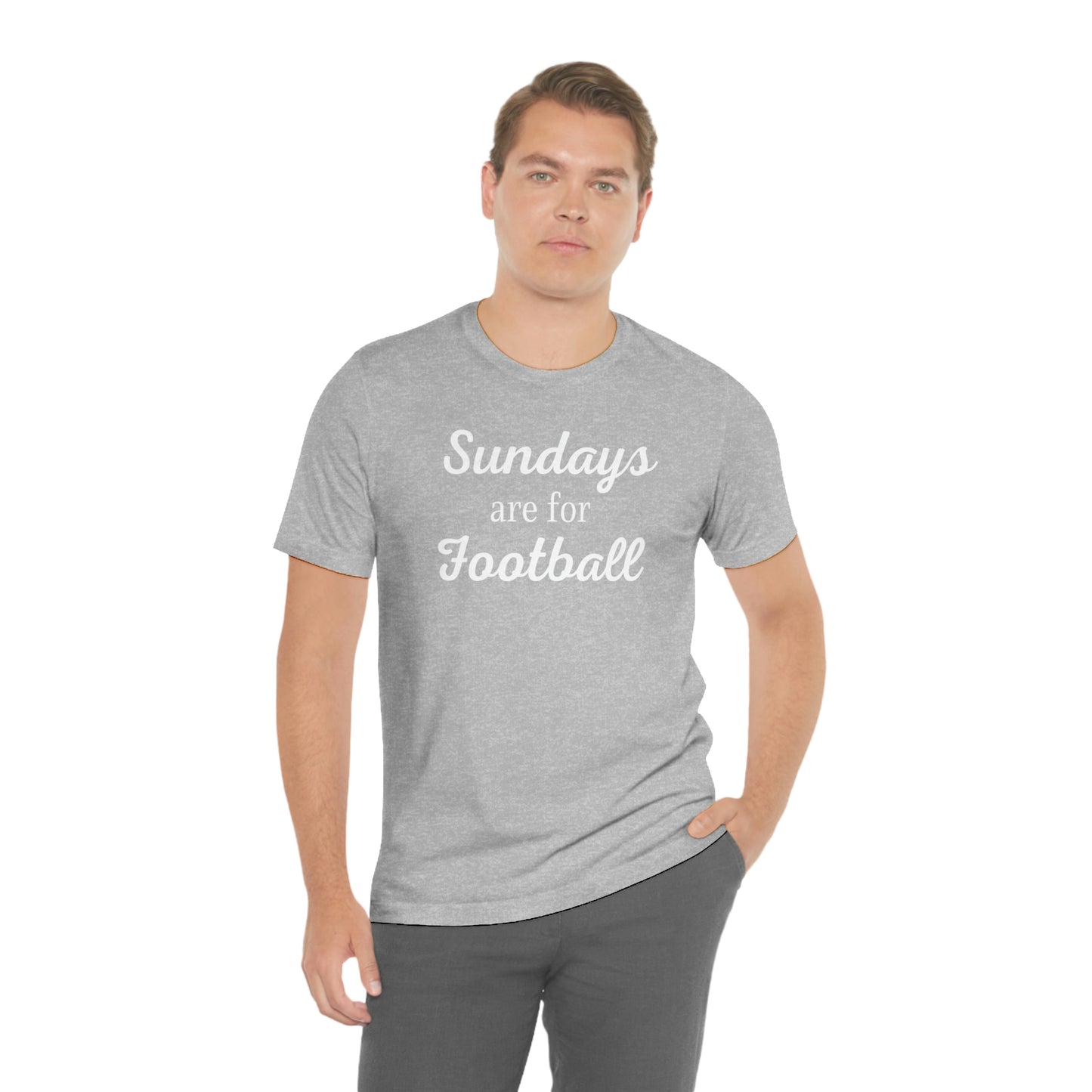 Sundays are for Football Unisex Jersey Short Sleeve Tee