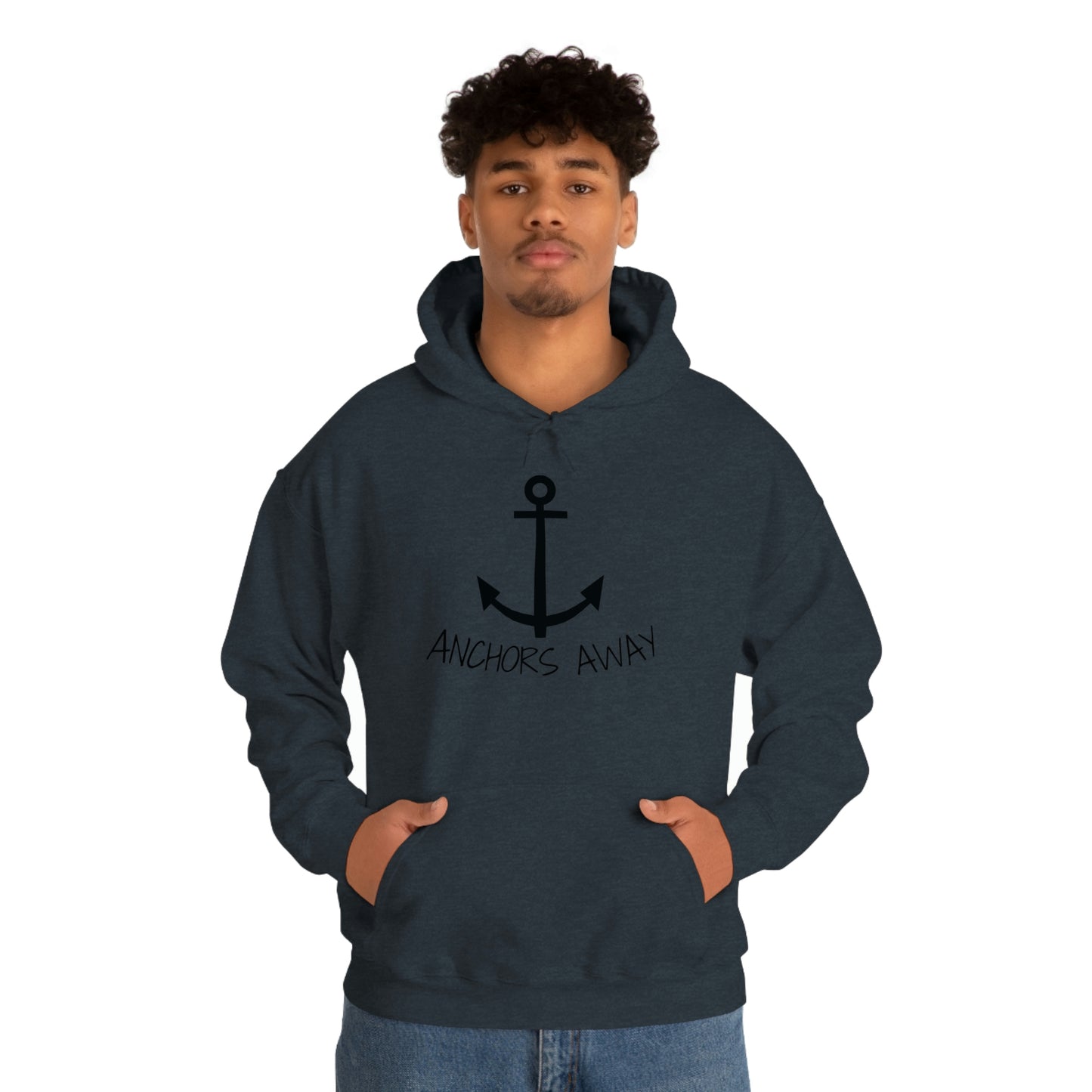 Anchors Away Unisex Heavy Blend™ Hooded Sweatshirt