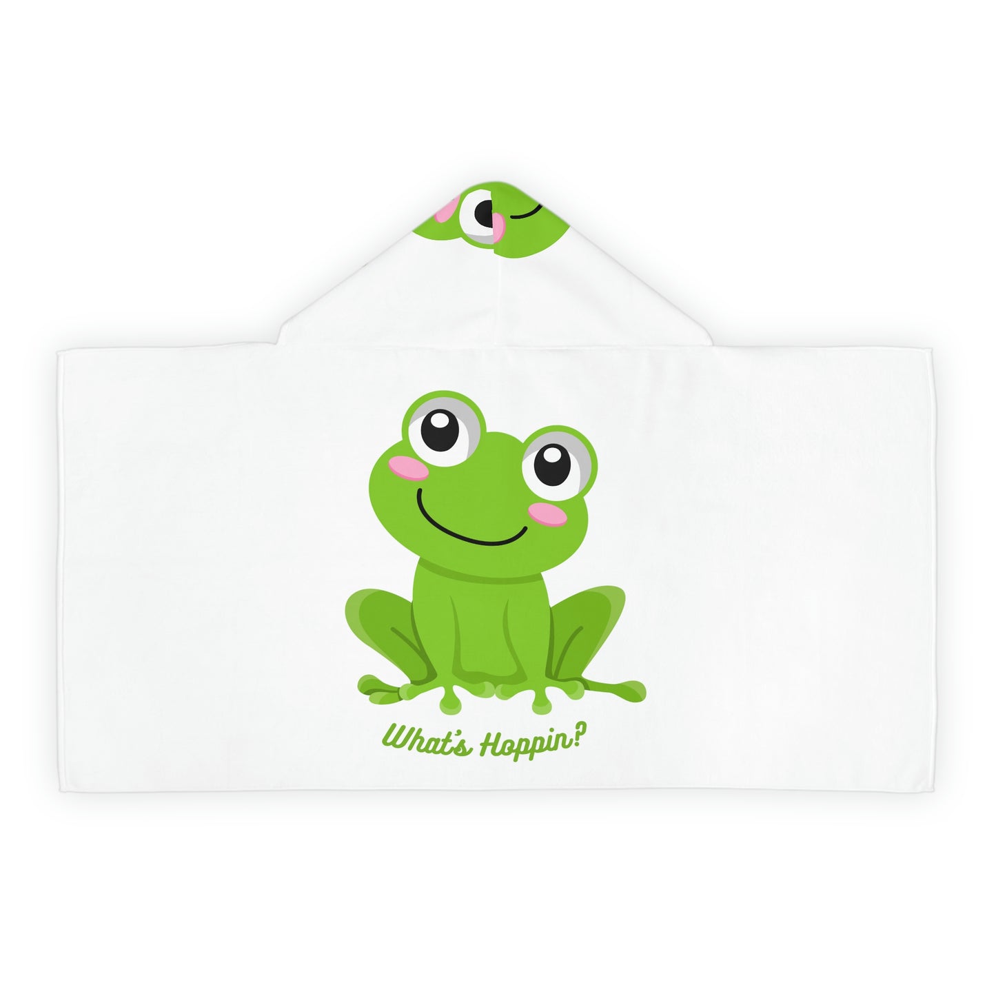 What's Hoppin Youth Hooded Towel