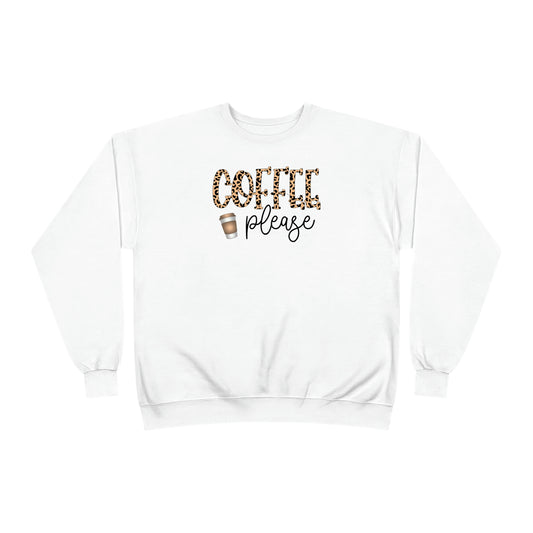 Coffee Please Unisex EcoSmart® Crewneck Sweatshirt