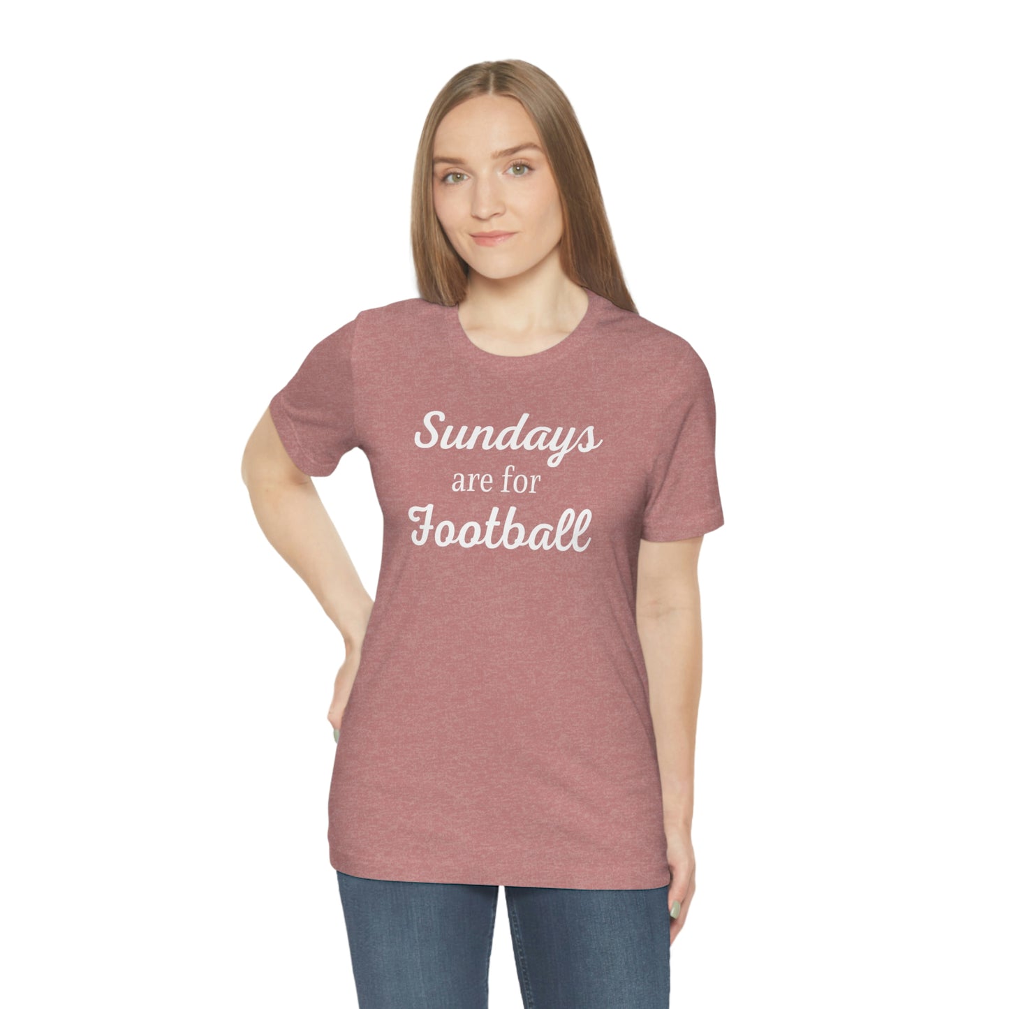 Sundays are for Football Unisex Jersey Short Sleeve Tee