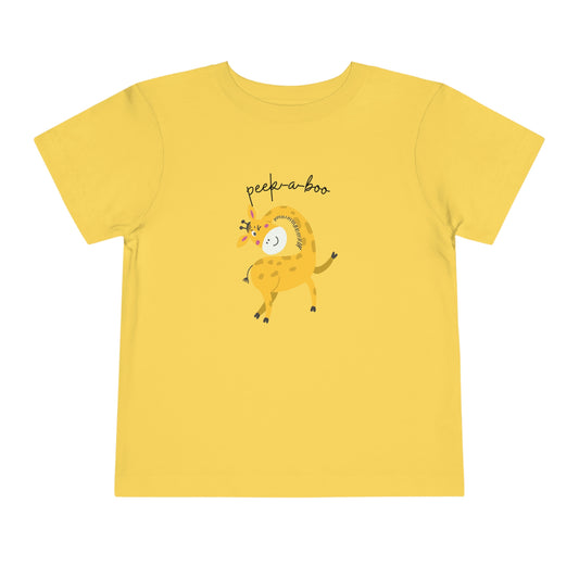 Giraffe Toddler Short Sleeve Tee