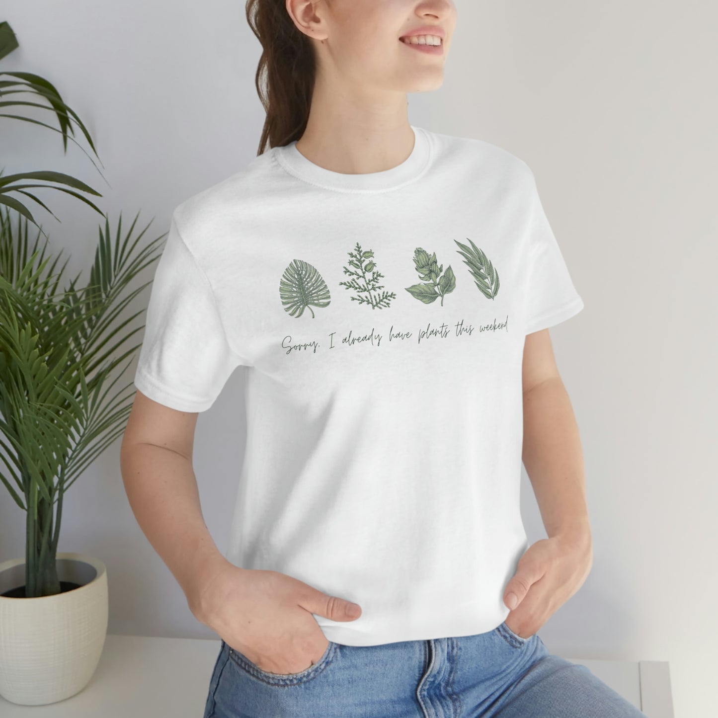 Plants this Weeend Unisex Jersey Short Sleeve Tee