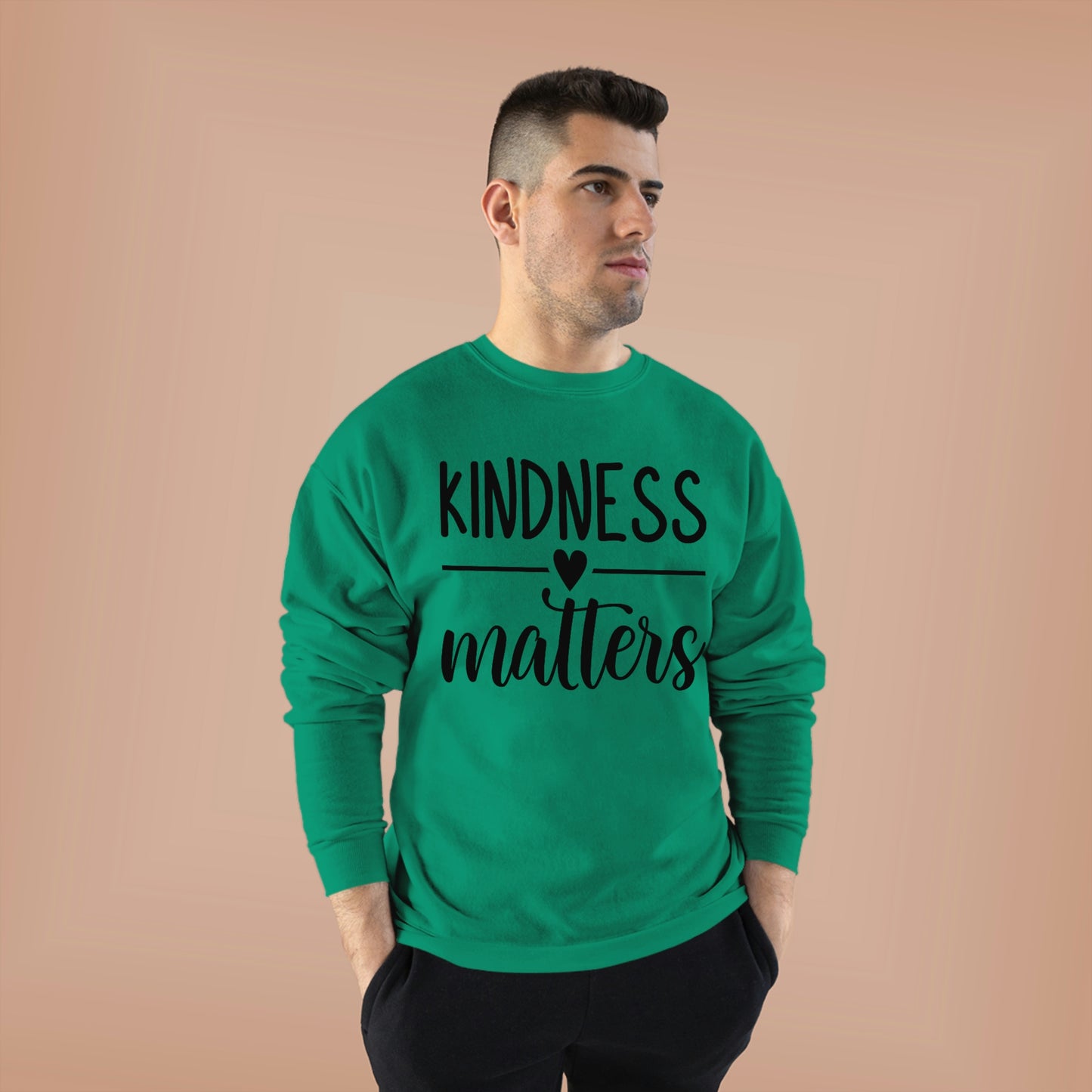 Kindness Matters Unisex EcoSmart® Crewneck Sweatshirt