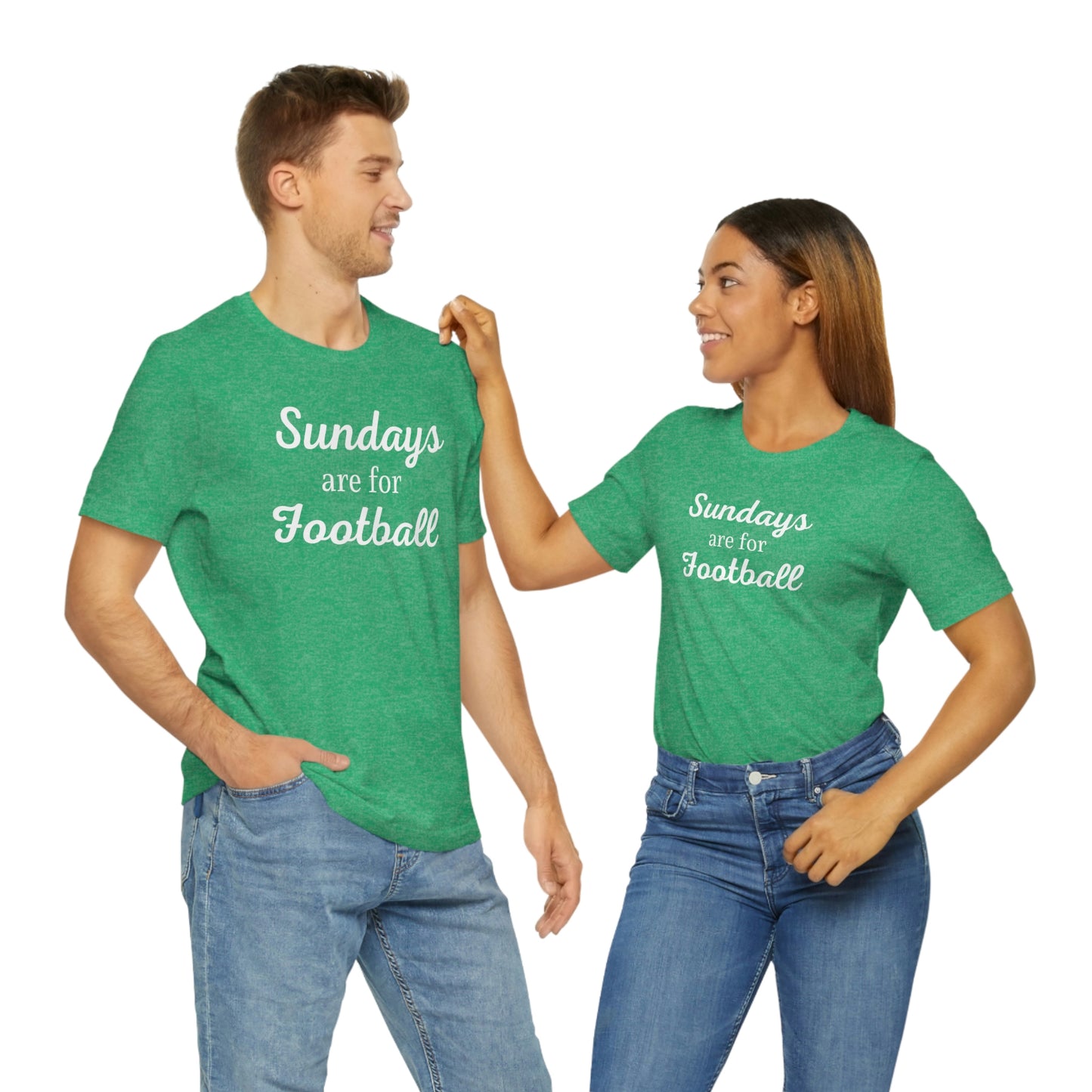 Sundays are for Football Unisex Jersey Short Sleeve Tee