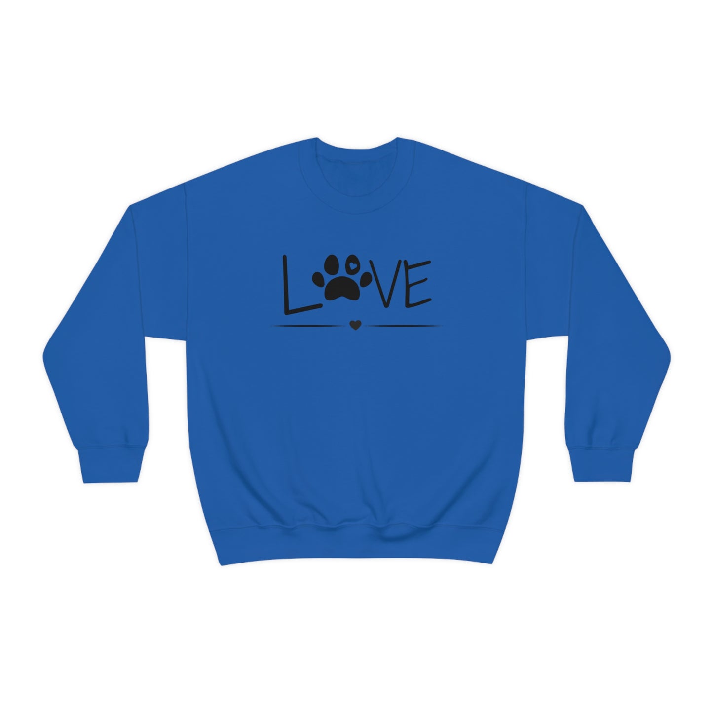 Love Paw Unisex Heavy Blend Crewneck Sweatshirt