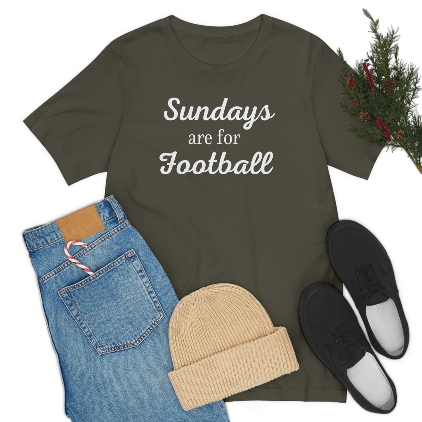 Sundays are for Football Unisex Jersey Short Sleeve Tee