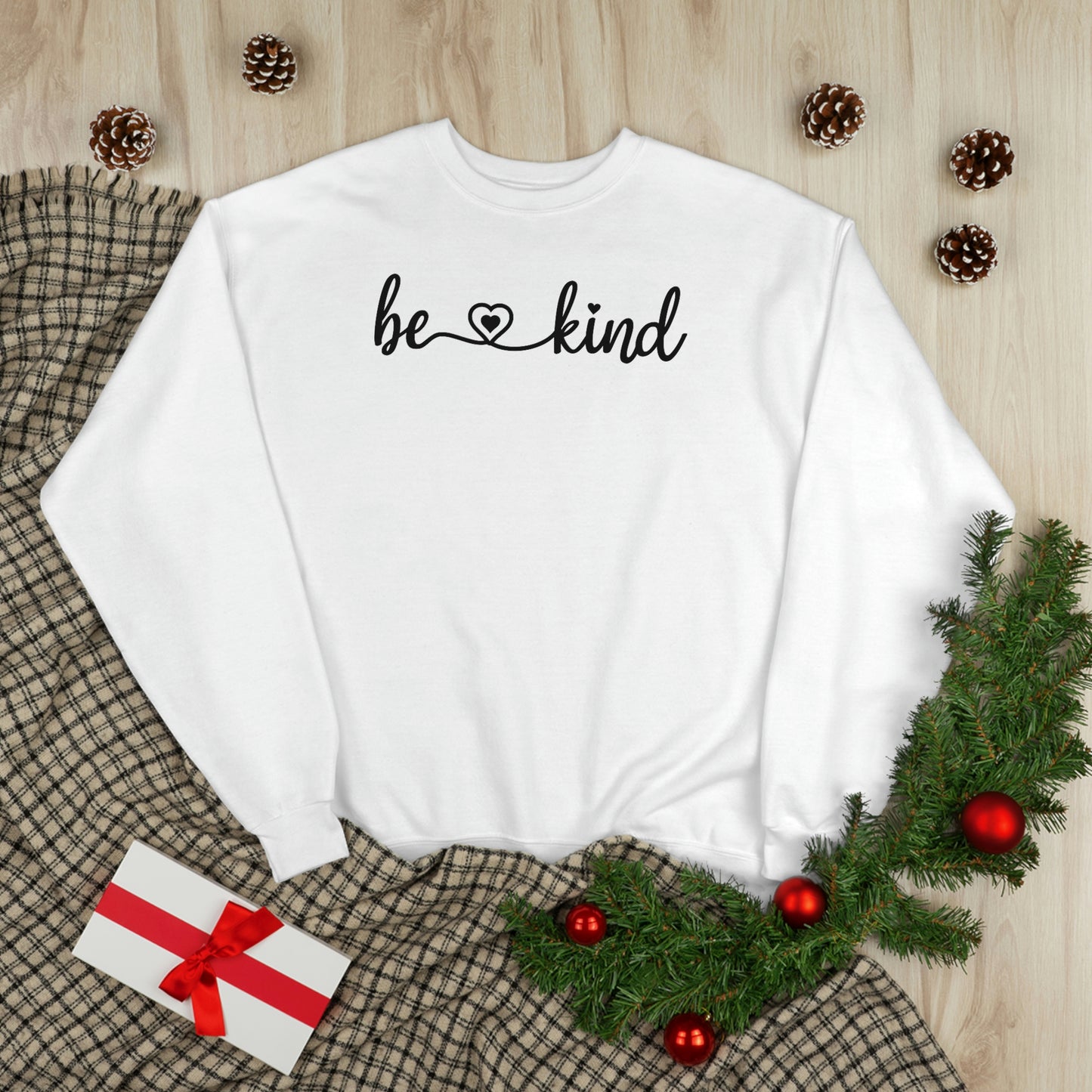 Be Kind Scroll Unisex EcoSmart® Crewneck Sweatshirt