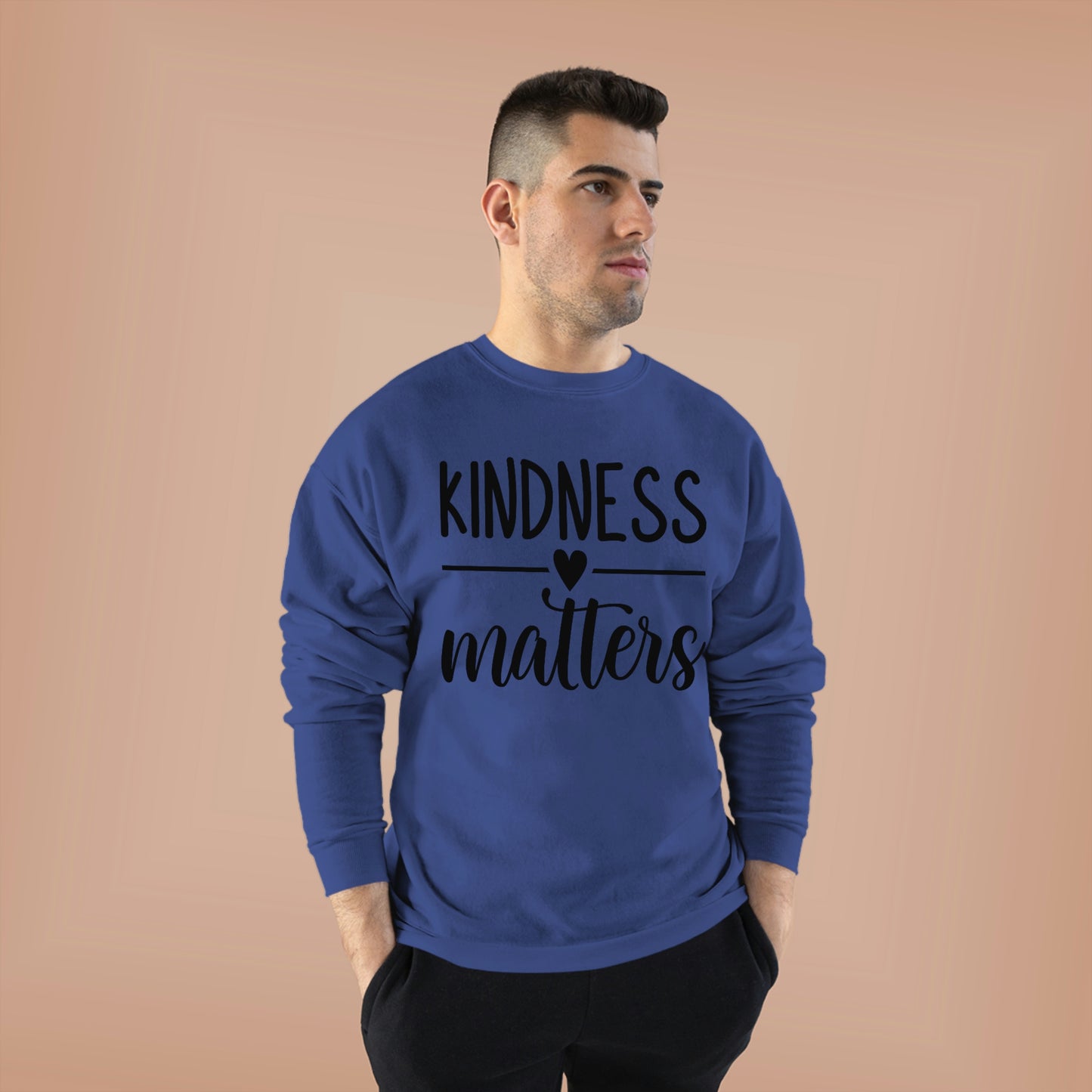 Kindness Matters Unisex EcoSmart® Crewneck Sweatshirt