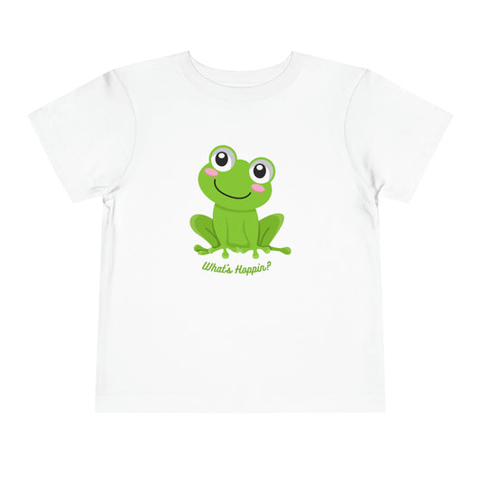What's Hoppin? Frog Toddler Short Sleeve Tee