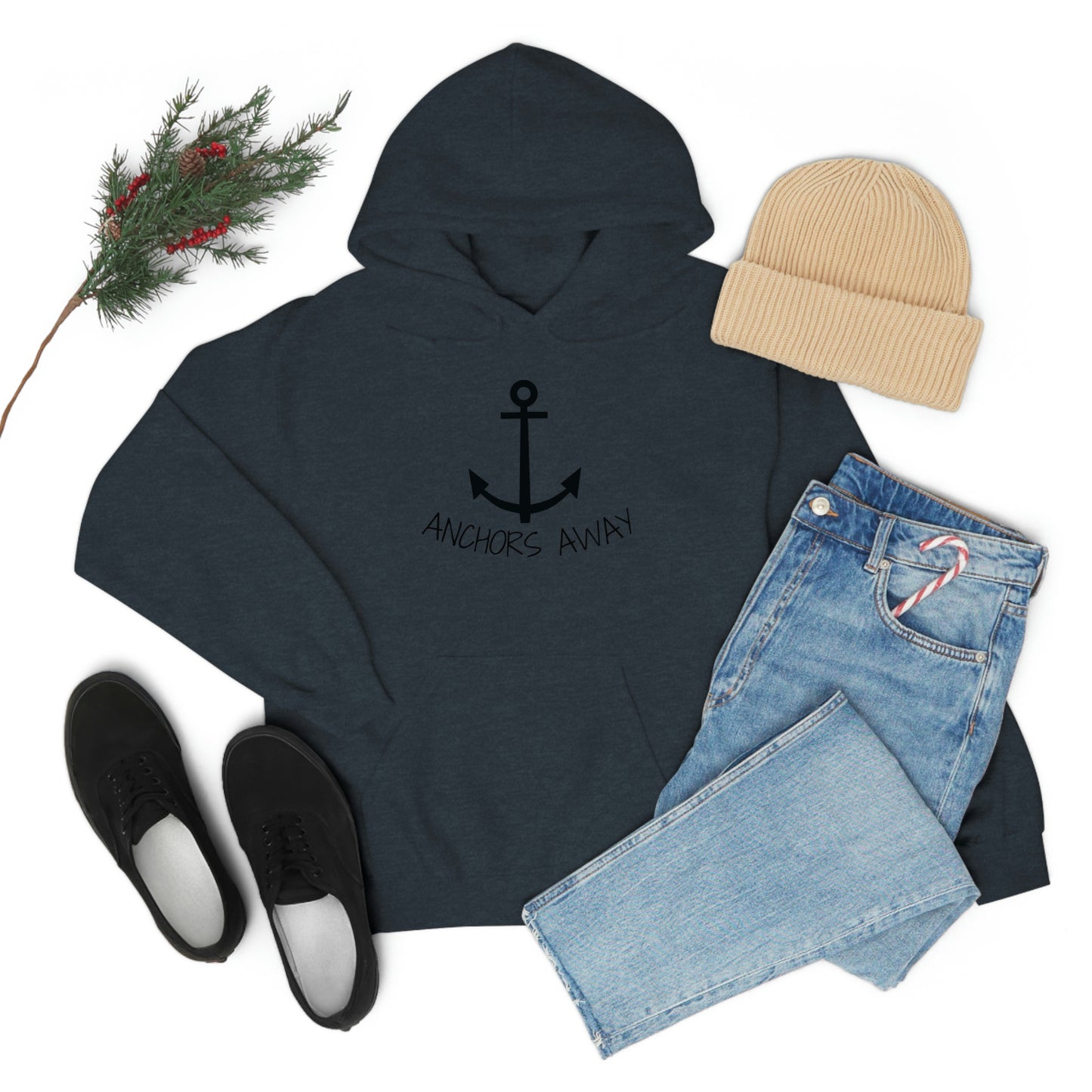 Anchors Away Unisex Heavy Blend™ Hooded Sweatshirt