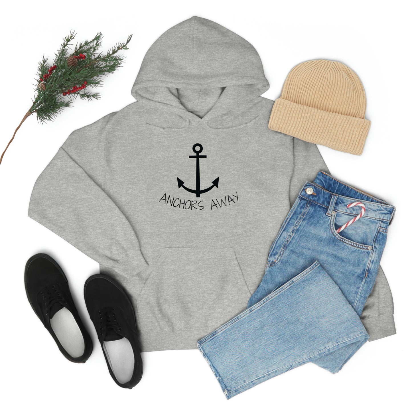 Anchors Away Unisex Heavy Blend™ Hooded Sweatshirt