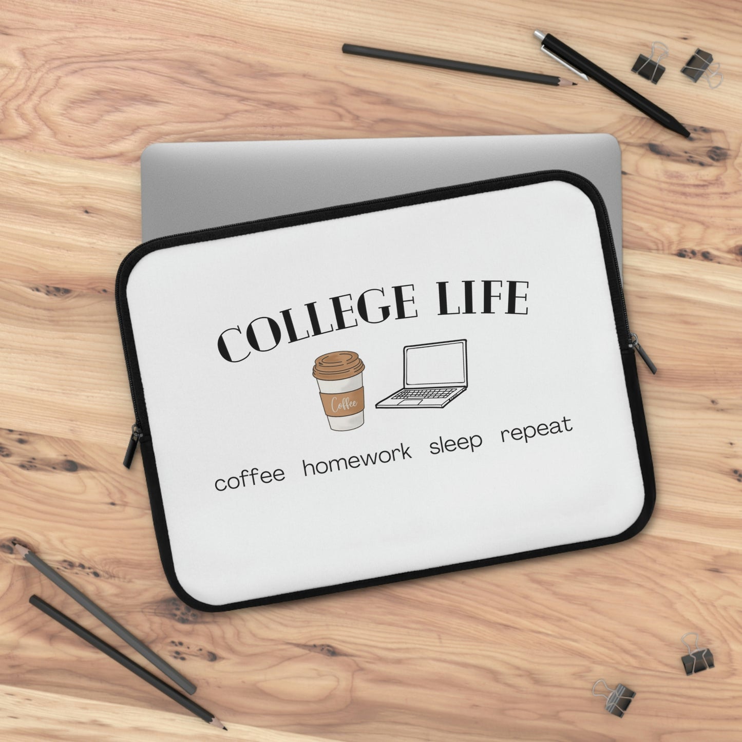 College Life Laptop Sleeve