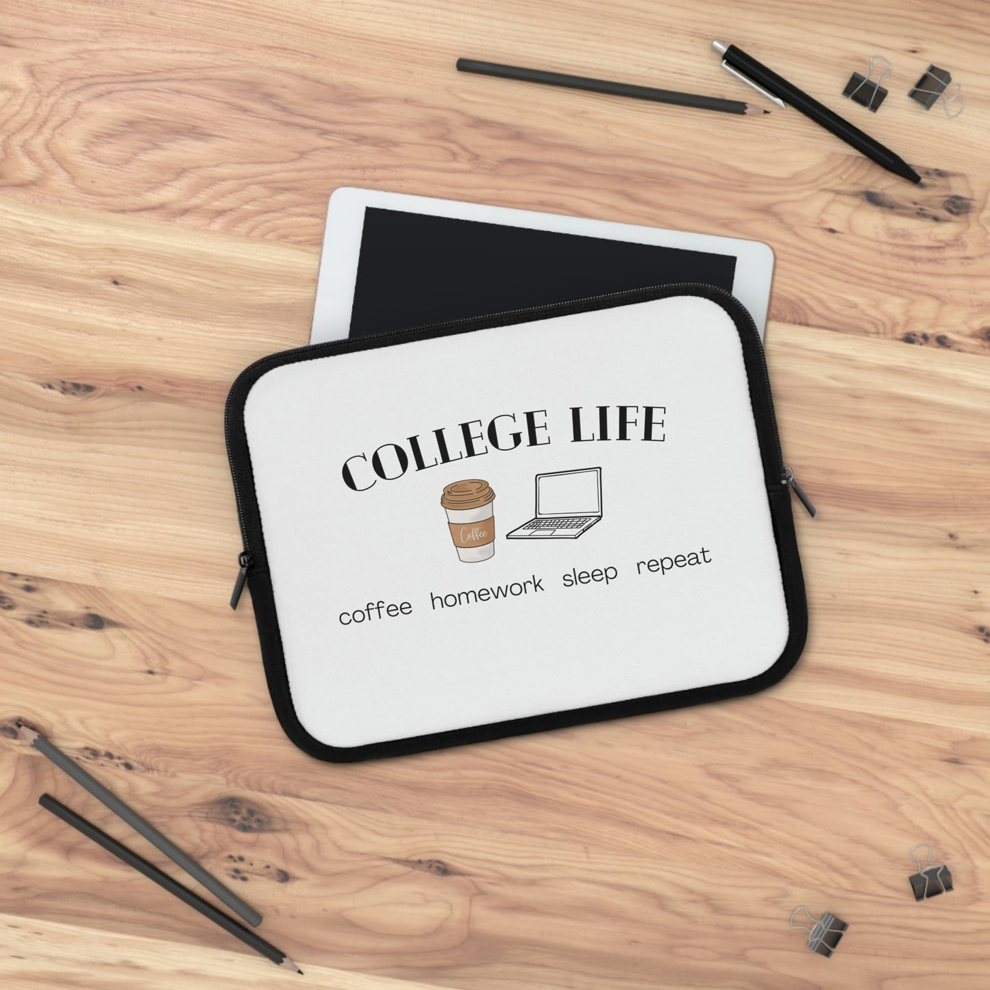 College Life Laptop Sleeve