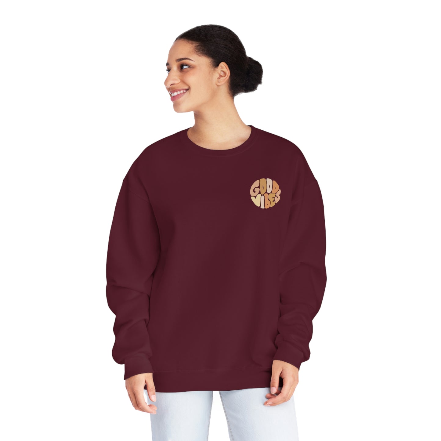 Good Vibes Unisex NuBlend® Crewneck Sweatshirt