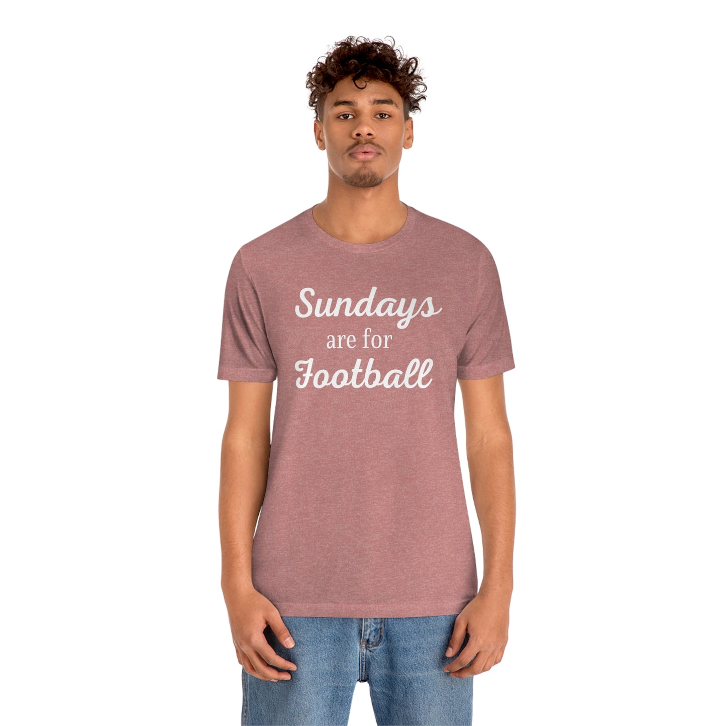 Sundays are for Football Unisex Jersey Short Sleeve Tee