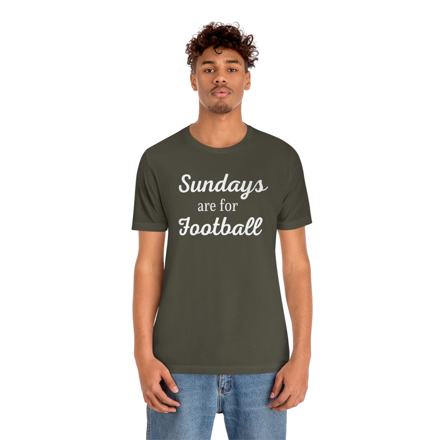 Sundays are for Football Unisex Jersey Short Sleeve Tee