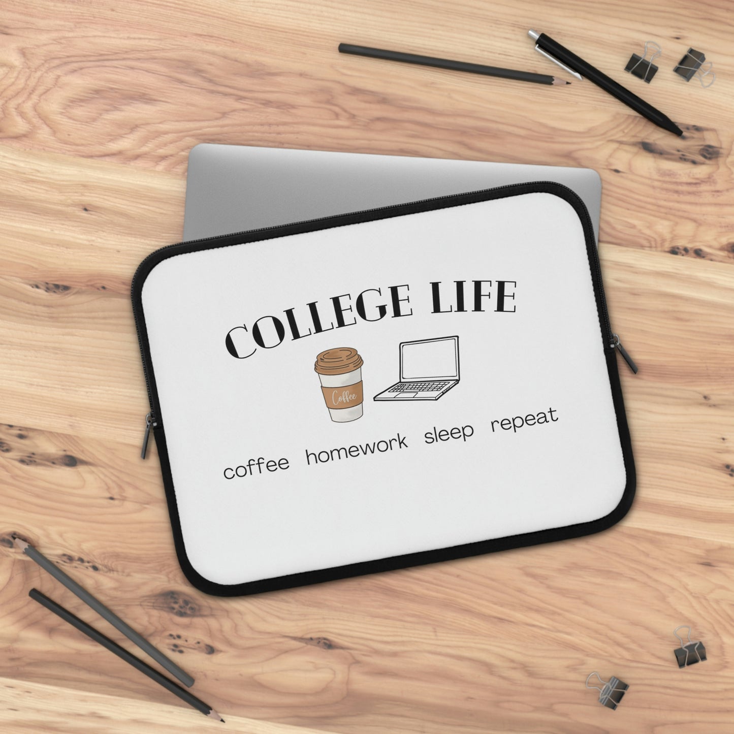 College Life Laptop Sleeve