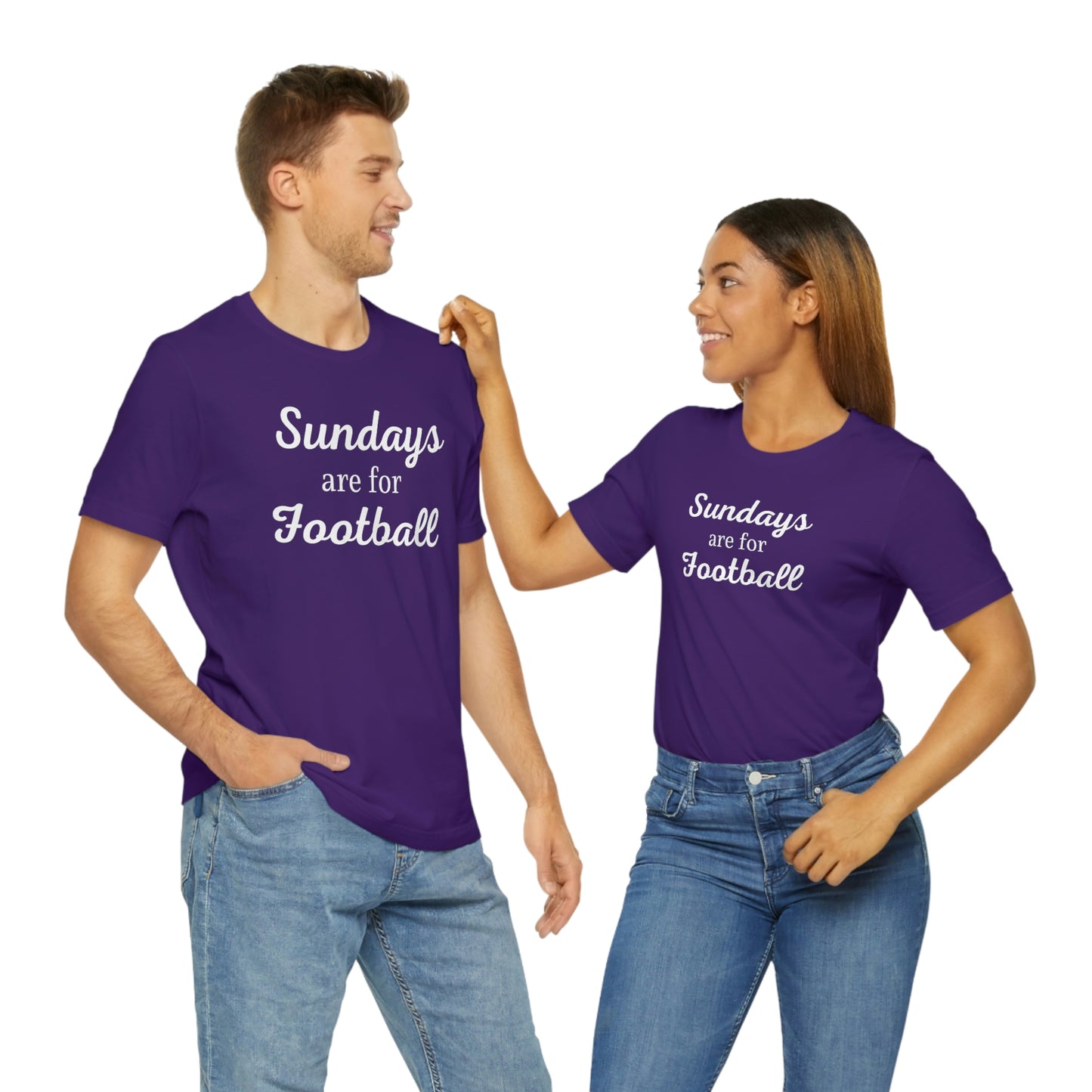 Sundays are for Football Unisex Jersey Short Sleeve Tee