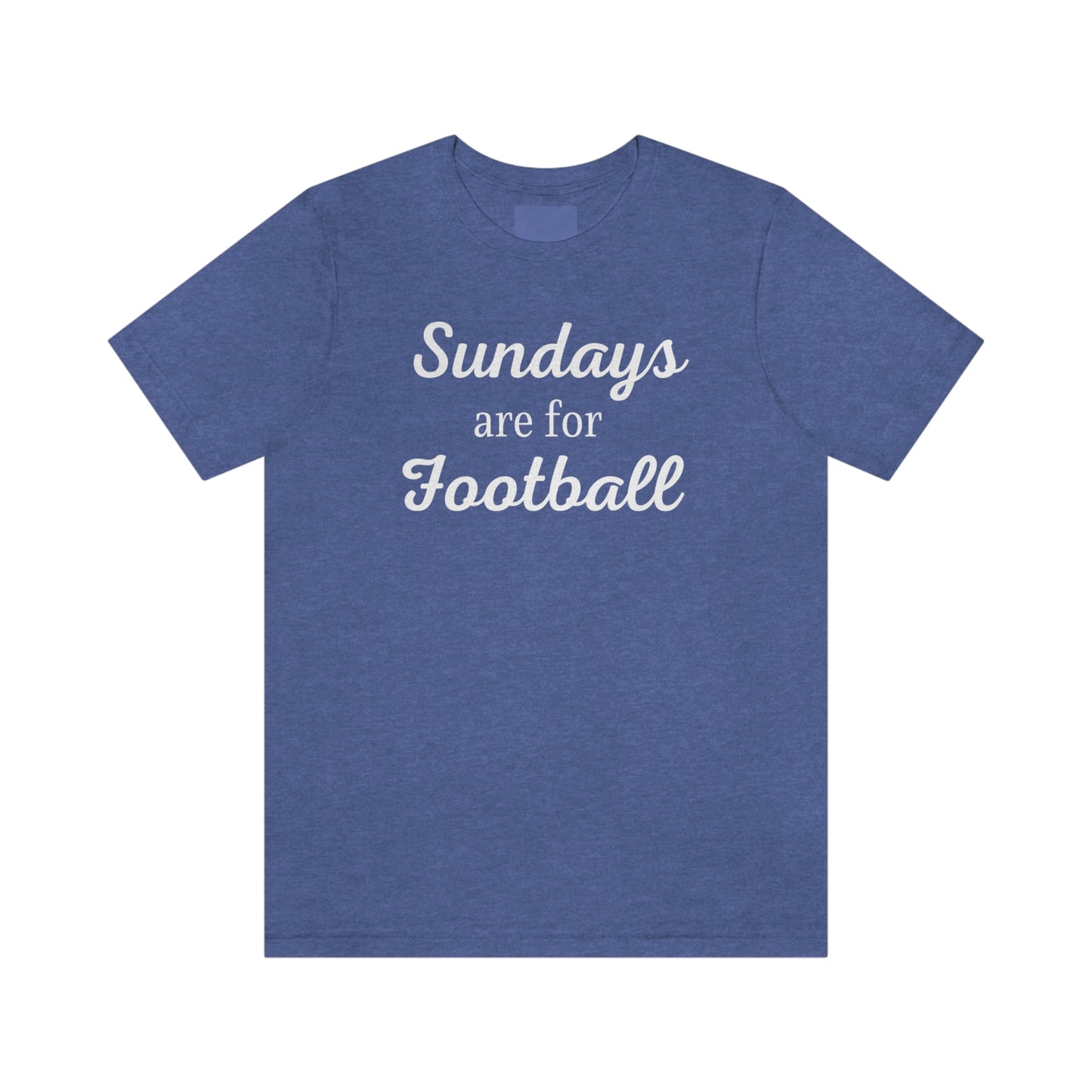 Sundays are for Football Unisex Jersey Short Sleeve Tee