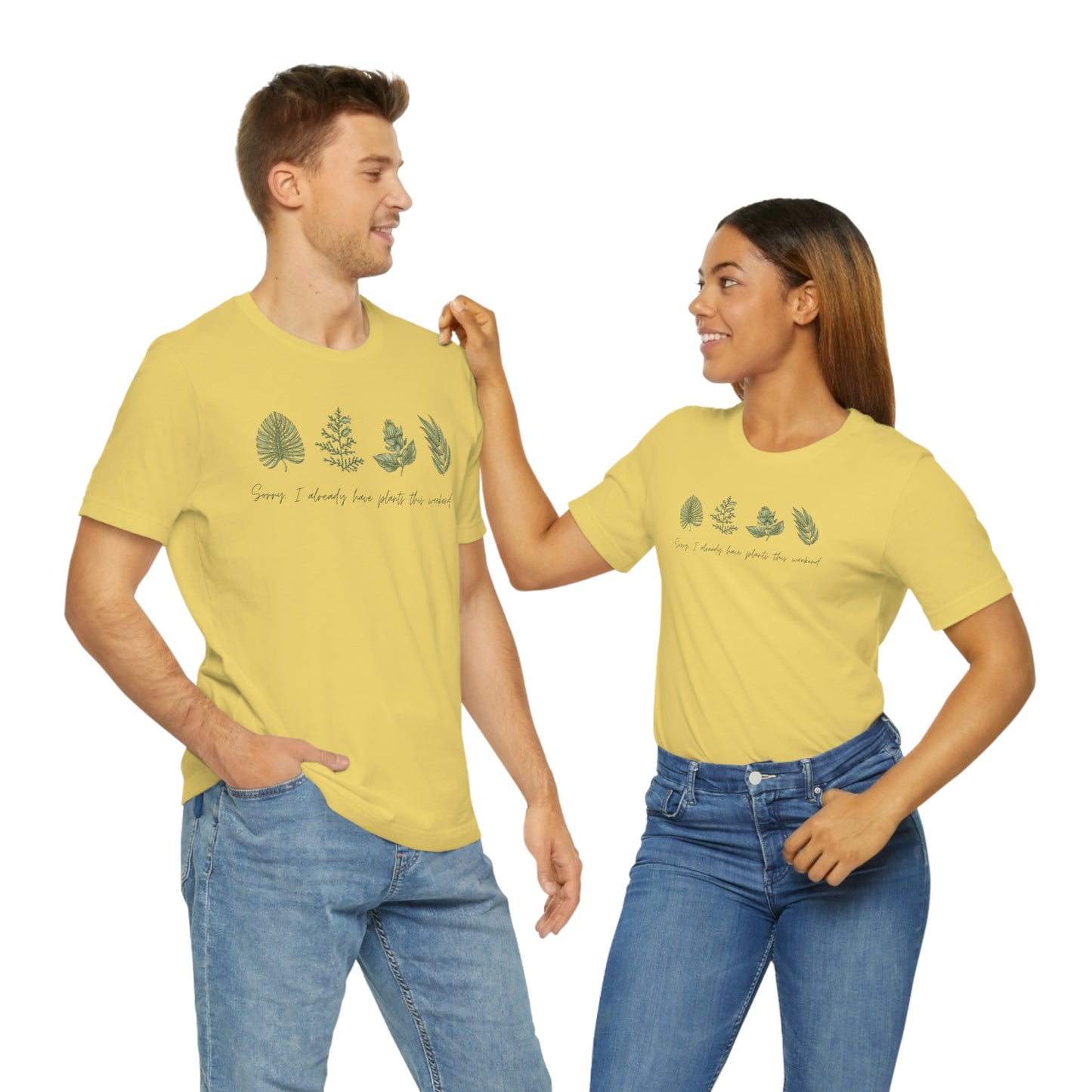 Plants this Weeend Unisex Jersey Short Sleeve Tee